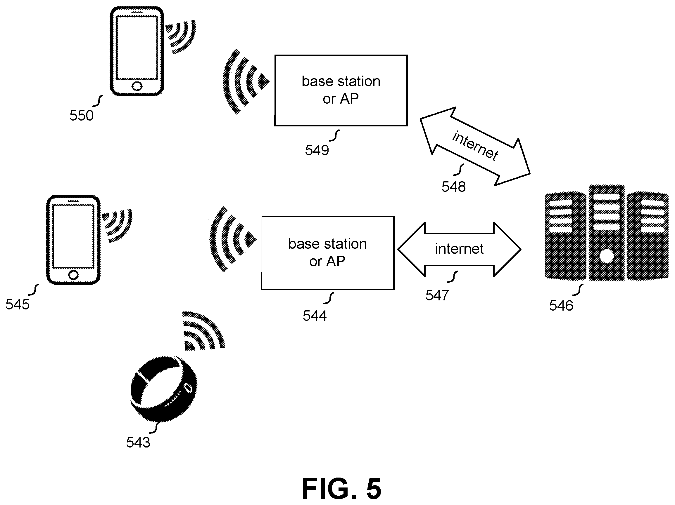 Patent US12367962 Figure 5 – Method and apparatus for tracking of food intake and other behaviors and providing relevant feedback