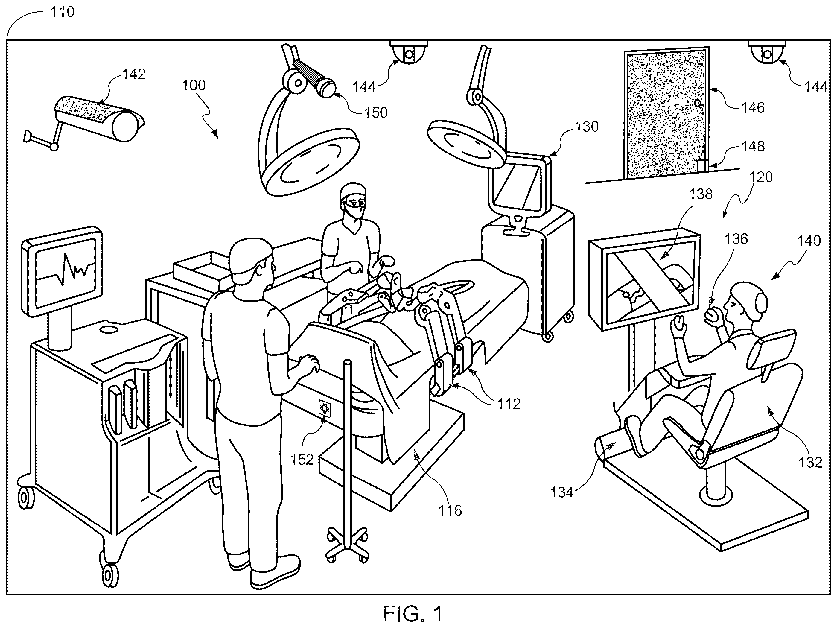 Patent US12367970 Figure 1 – Method and system for extracting an actual surgical duration from a total operating room (OR) time of a surgical procedure