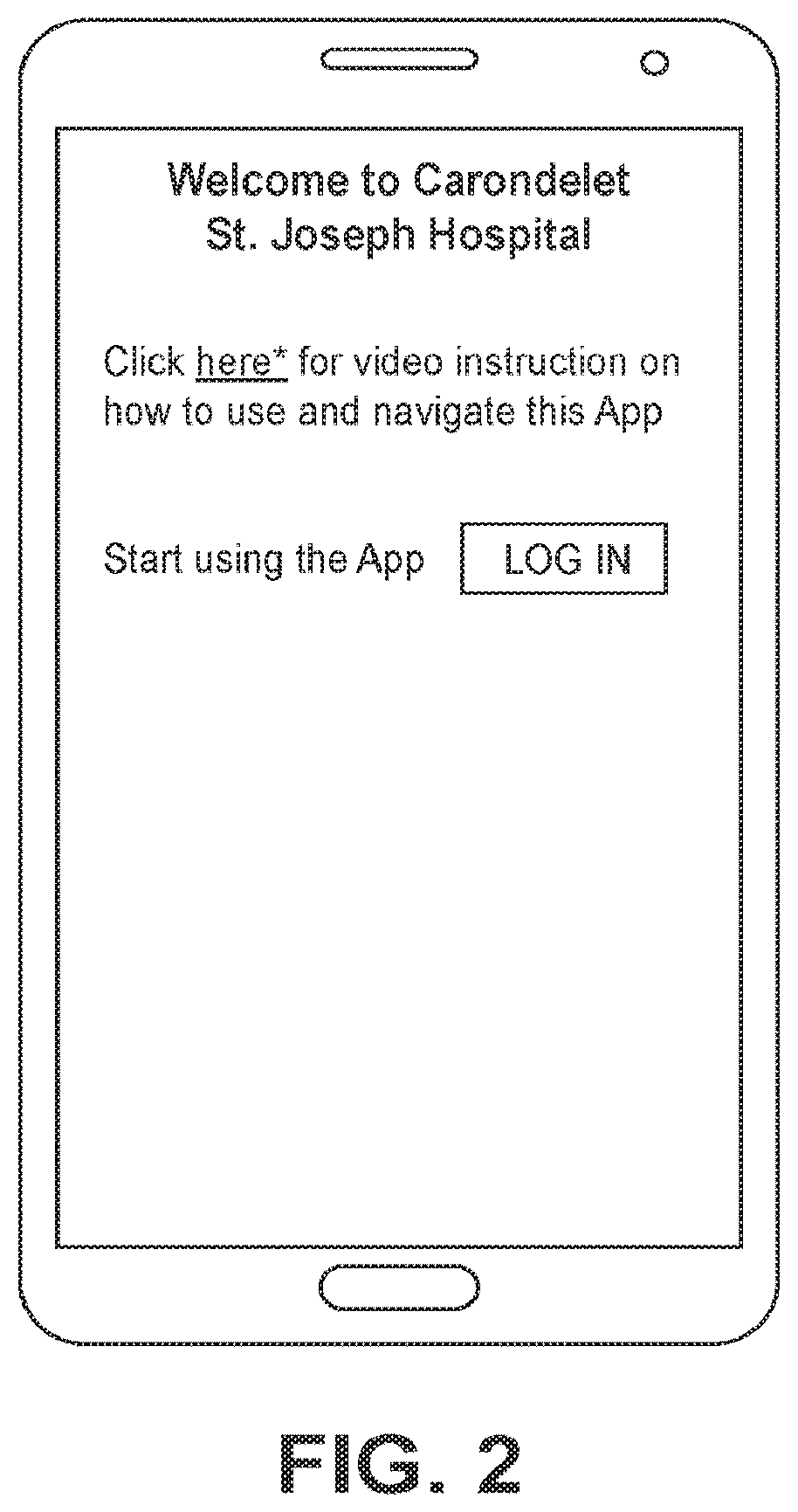 Patent US12367977 Figure 2 – Software application for patient care and related device, system, and method