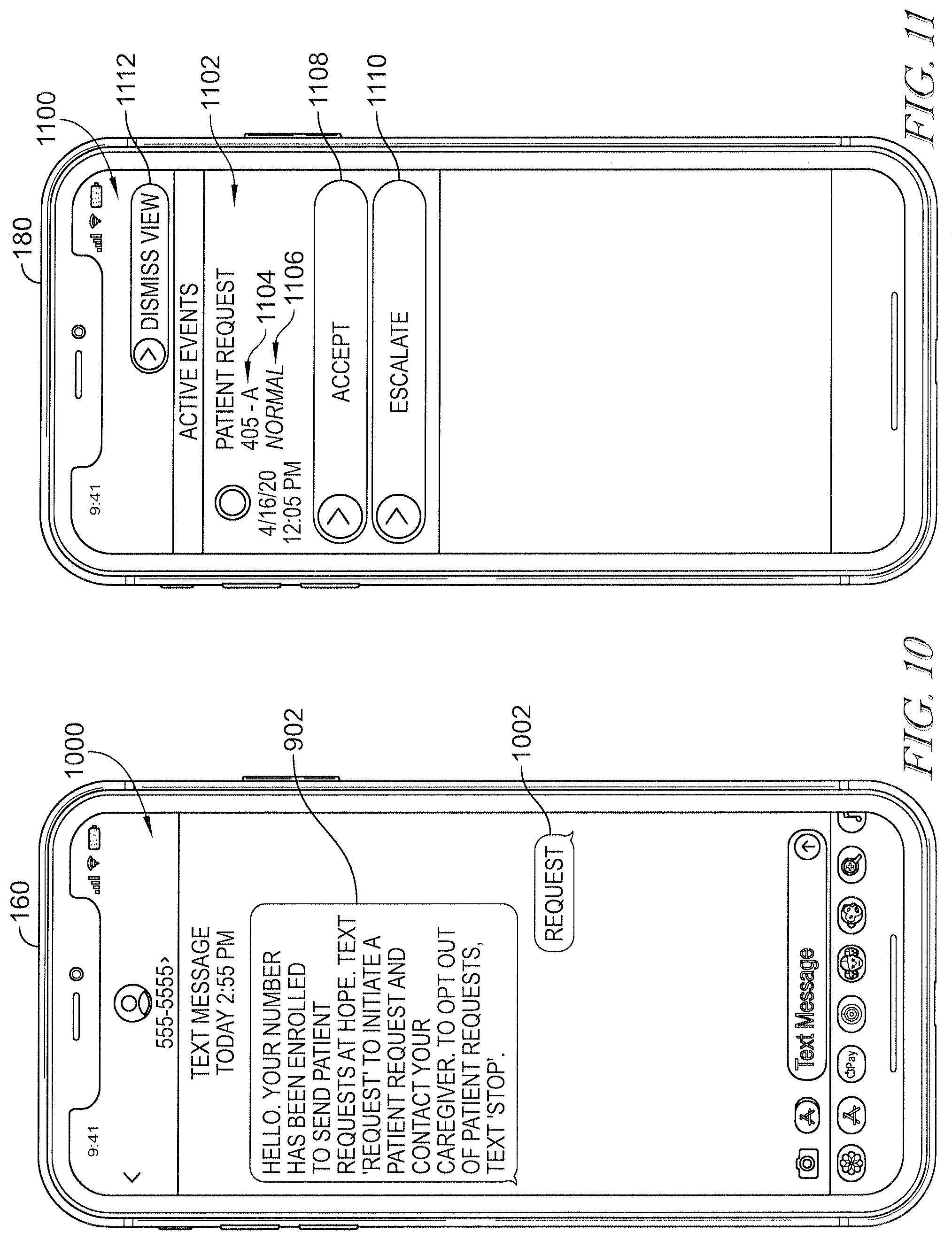 Patent US12367987 Figure 12 – Technologies for managing caregiver call requests via short message service