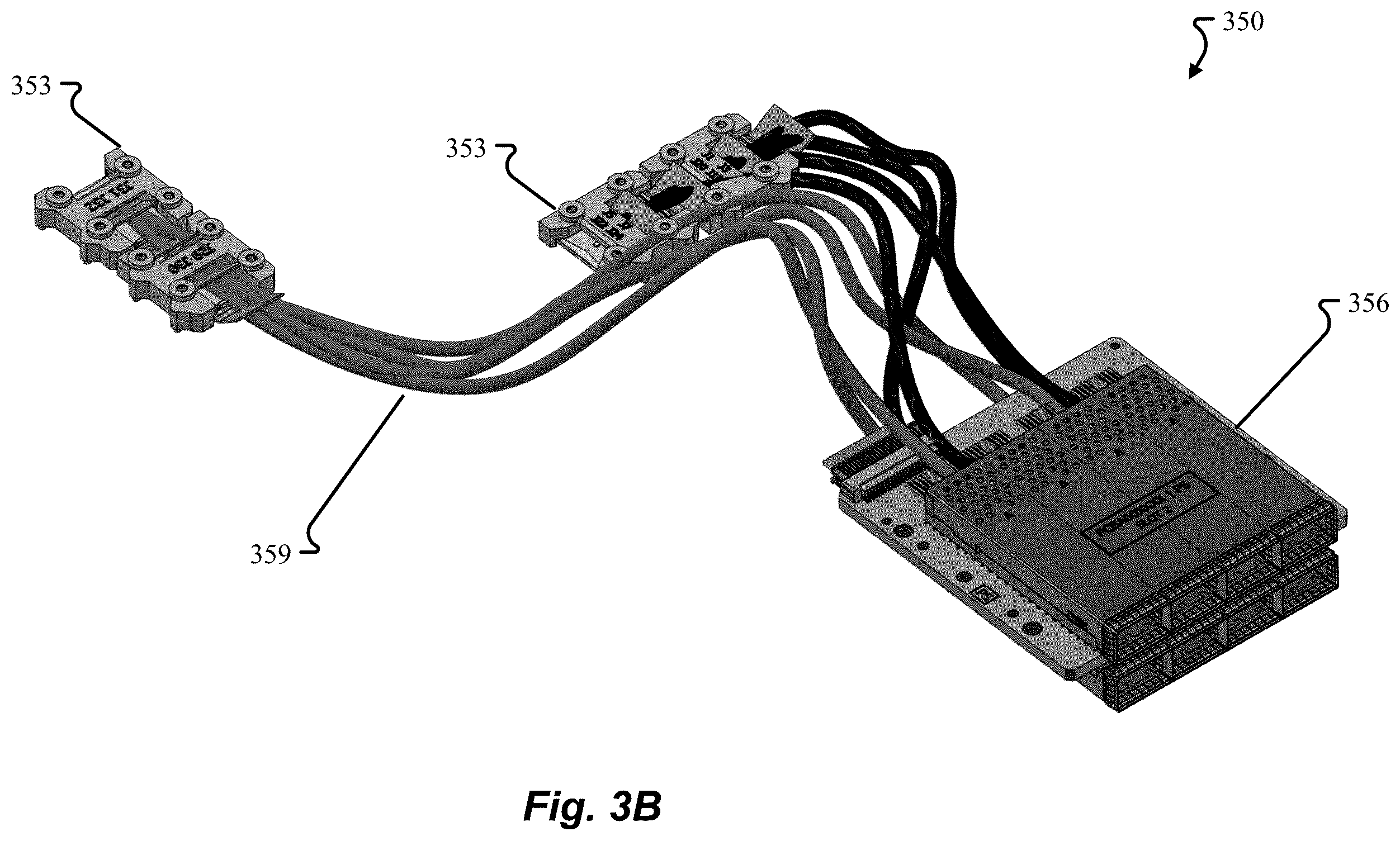 Patent US12367992 Figure 5 – Multi-cable interconnect connection system