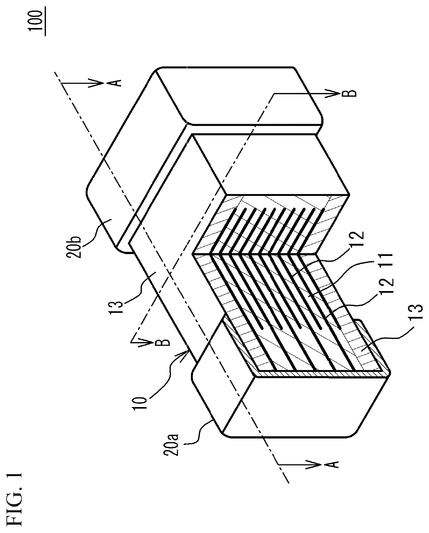 Patent US12368003 Figure 1 – Ceramic electronic device including dielectric layer containing perovskite compound with yttria-stabilized zirconia