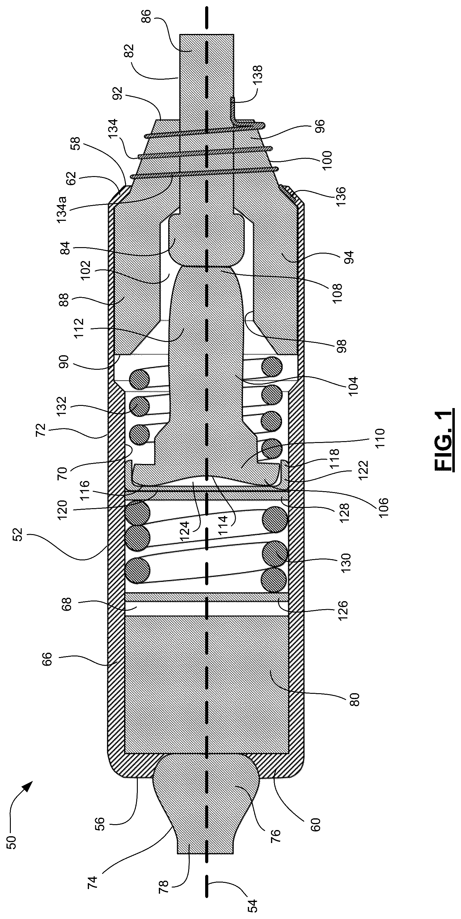 Patent US12368013 Figure 1 – Thermal cut-off device for high power applications