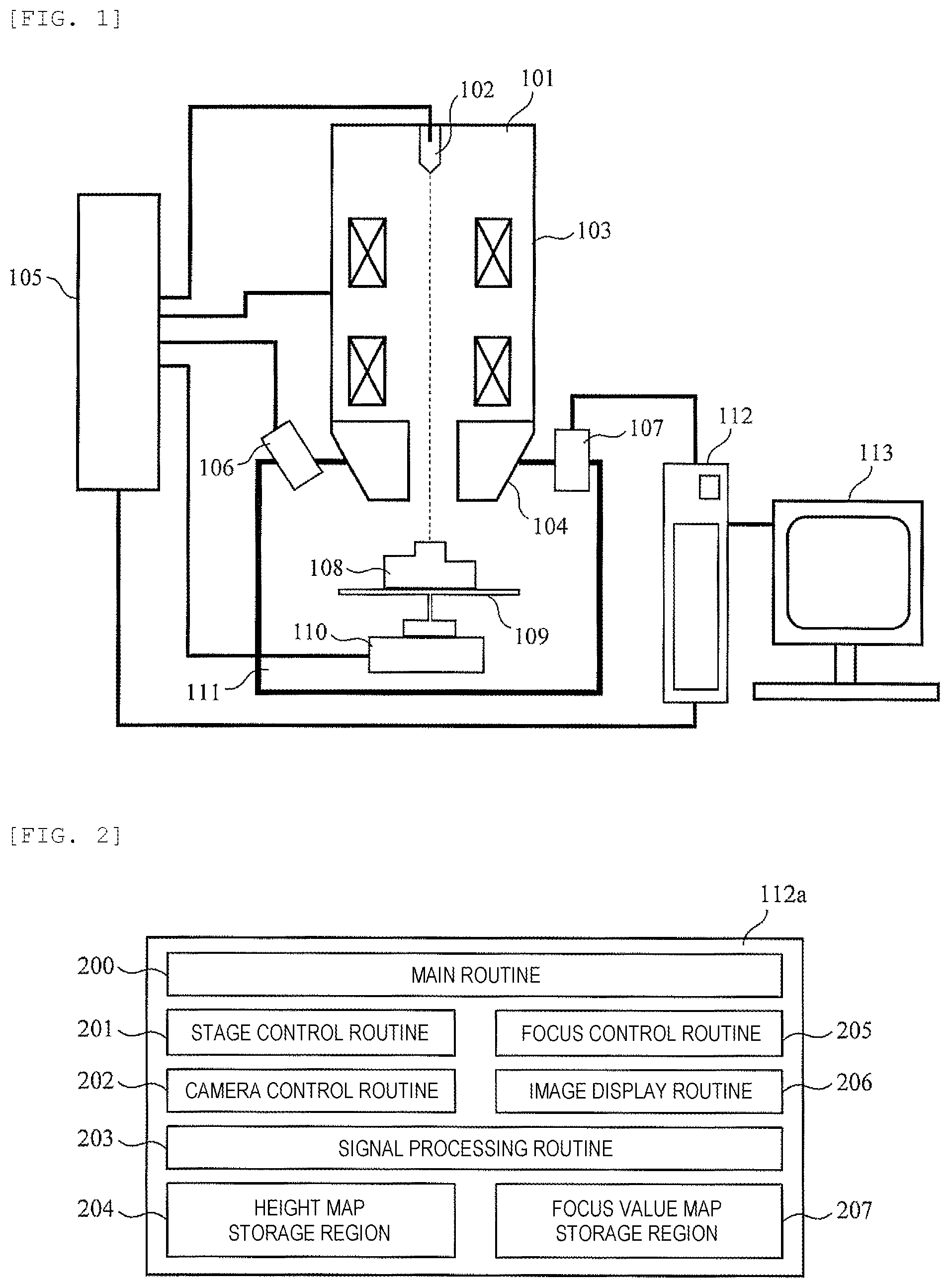 Patent US12368017 Figure 1 – Charged particle beam apparatus and focus adjusting method therefor
