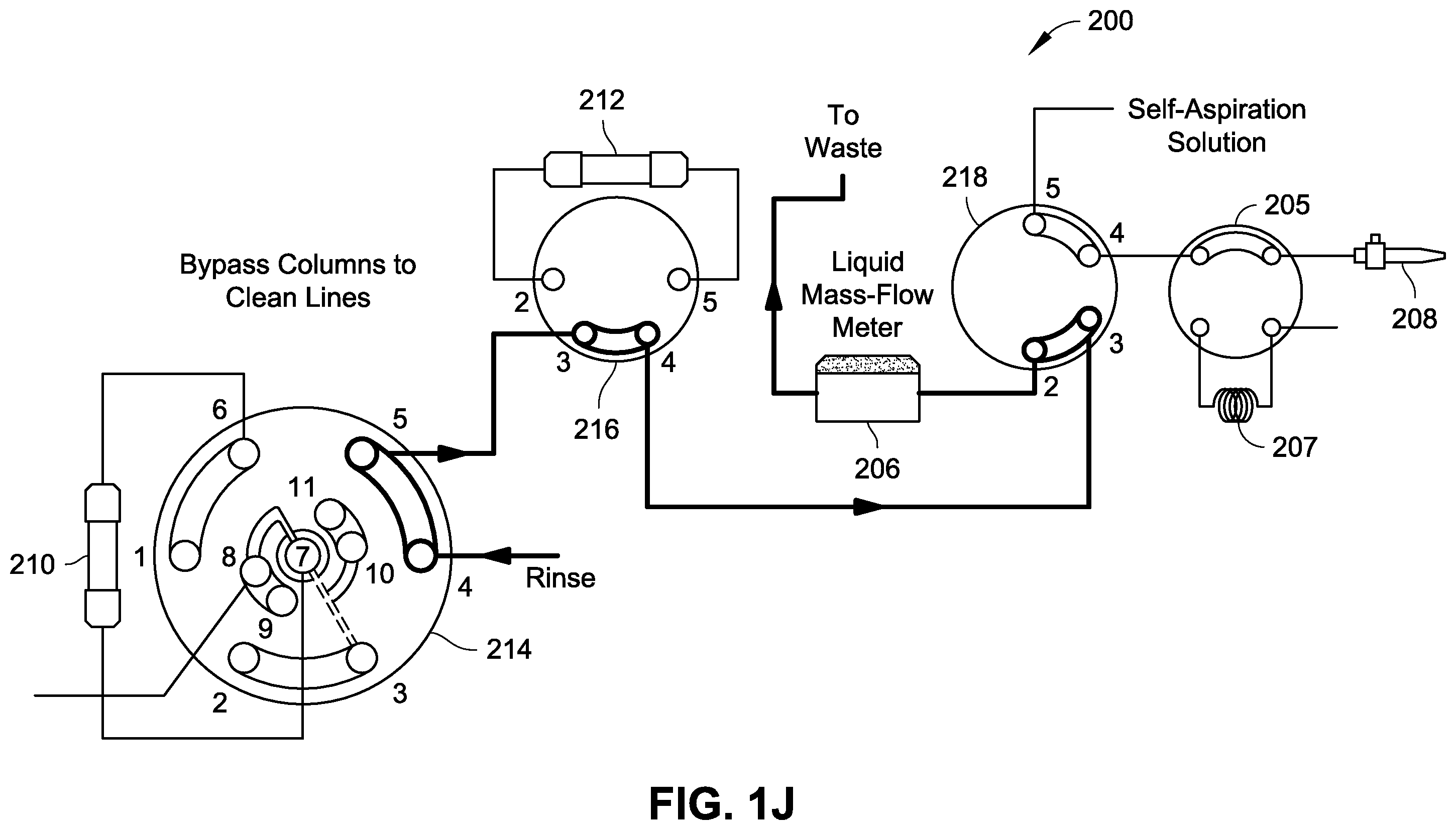 Patent US12368038 Figure 8 – Automated system for remote inline concentration and homogenization of ultra-low concentrations in pure chemicals