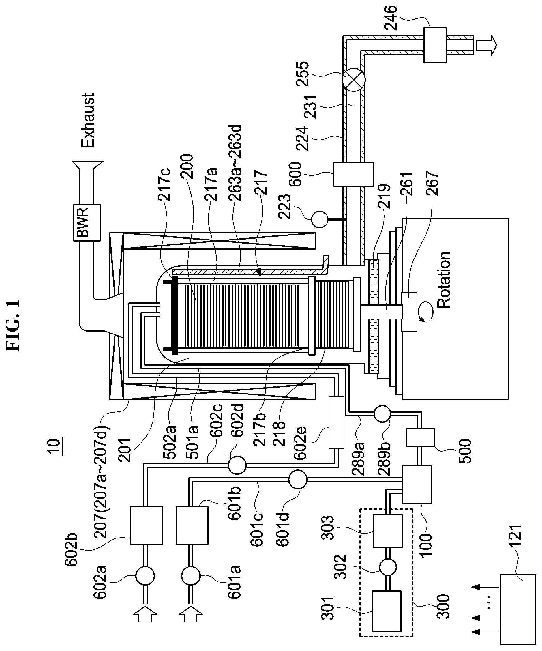 Patent US12368043 Figure 1 – Substrate processing apparatus, processing method, and non-transitory computer-readable recording medium