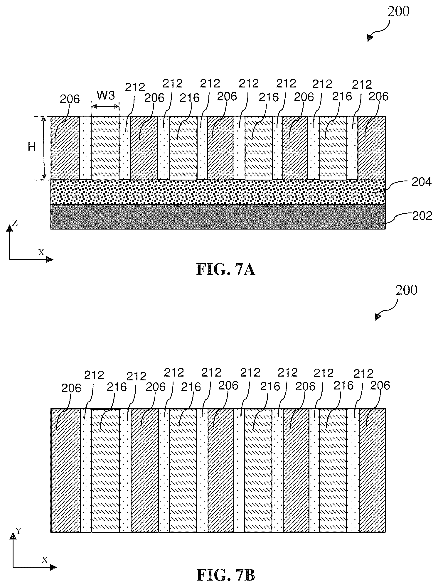 Patent US12368046 Figure 7 – Method and structure of cut end with self-aligned double patterning