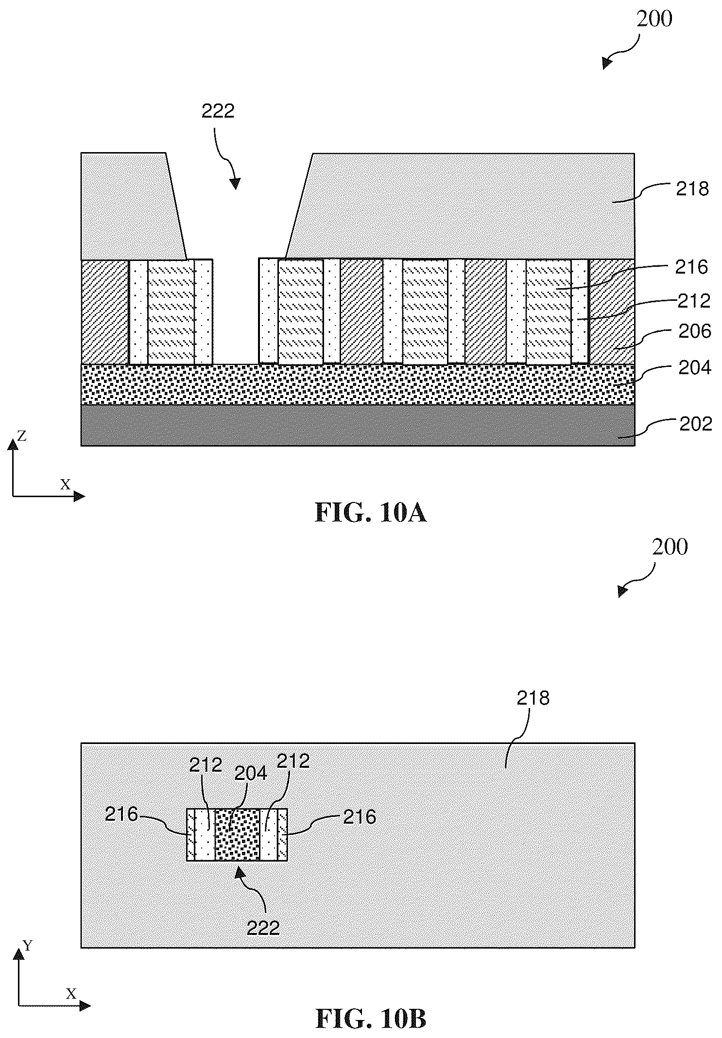 Patent US12368046 Figure 10 – Method and structure of cut end with self-aligned double patterning