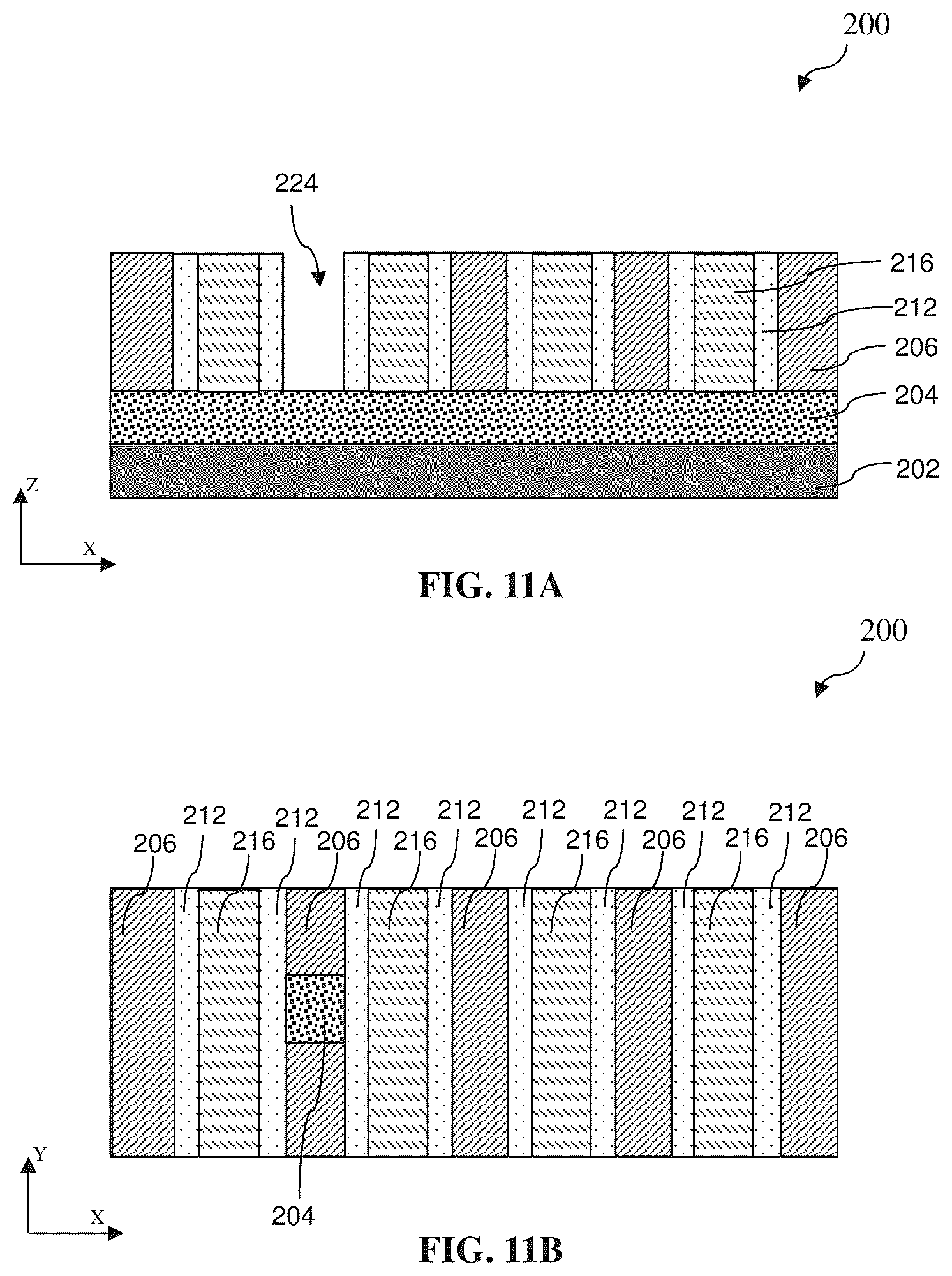 Patent US12368046 Figure 11 – Method and structure of cut end with self-aligned double patterning