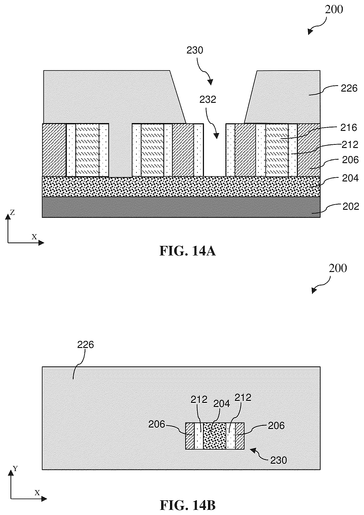 Patent US12368046 Figure 14 – Method and structure of cut end with self-aligned double patterning