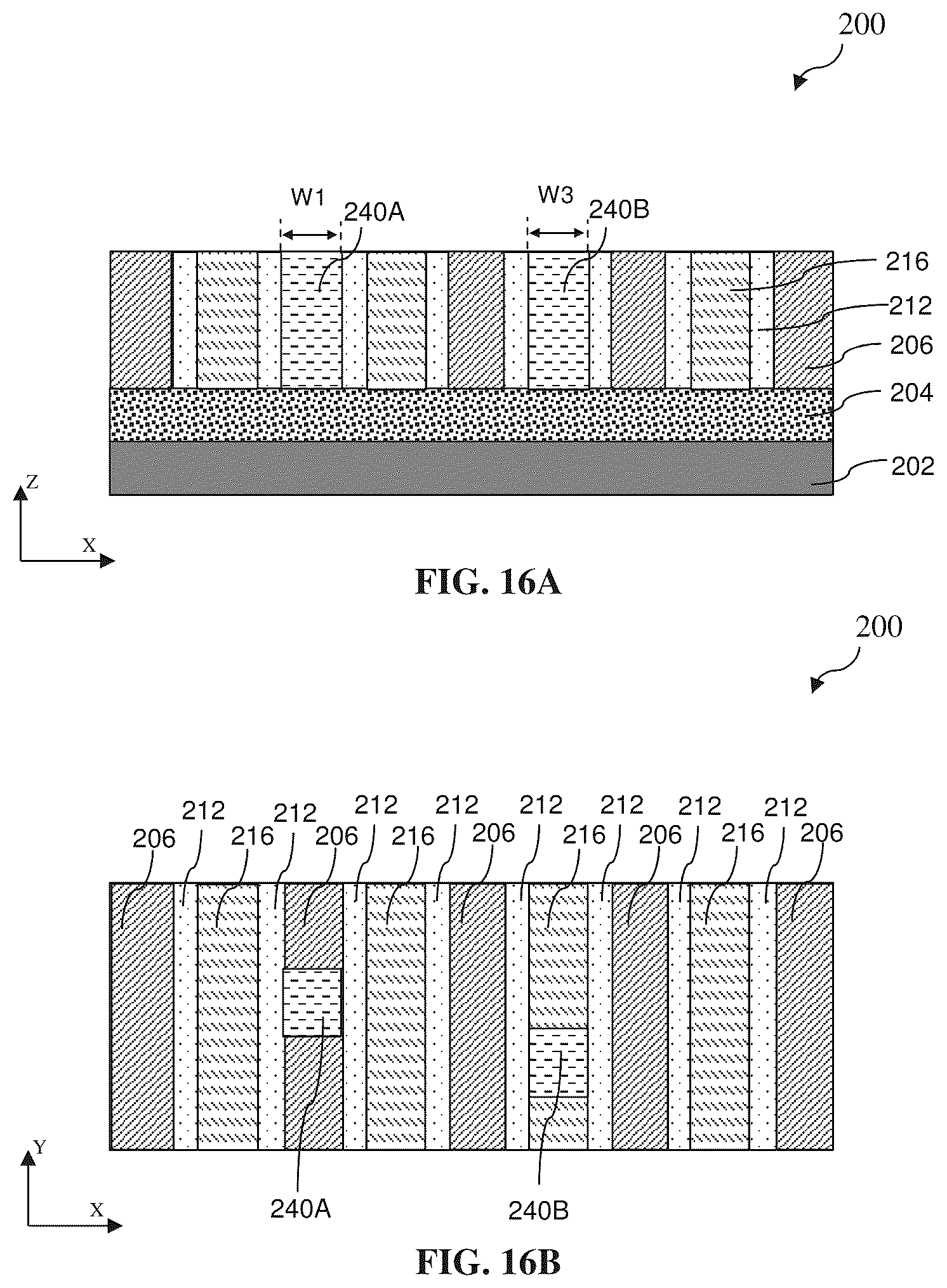 Patent US12368046 Figure 16 – Method and structure of cut end with self-aligned double patterning