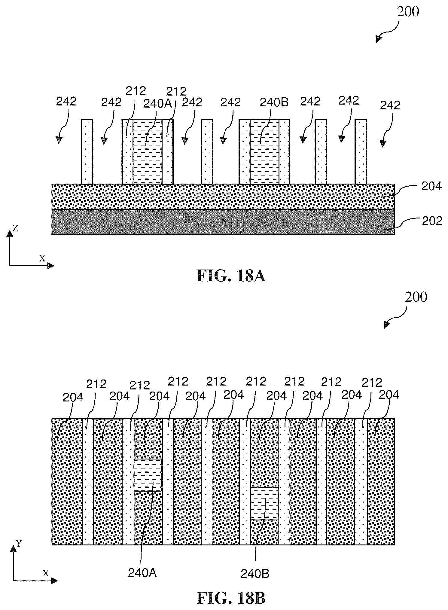 Patent US12368046 Figure 18 – Method and structure of cut end with self-aligned double patterning