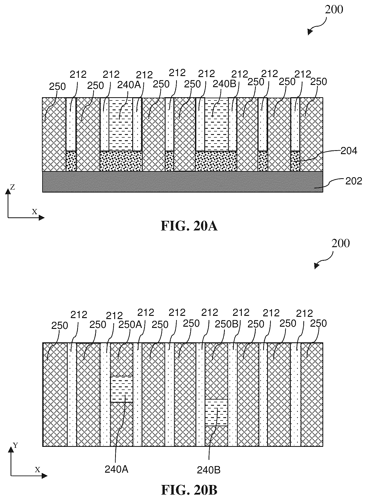 Patent US12368046 Figure 20 – Method and structure of cut end with self-aligned double patterning