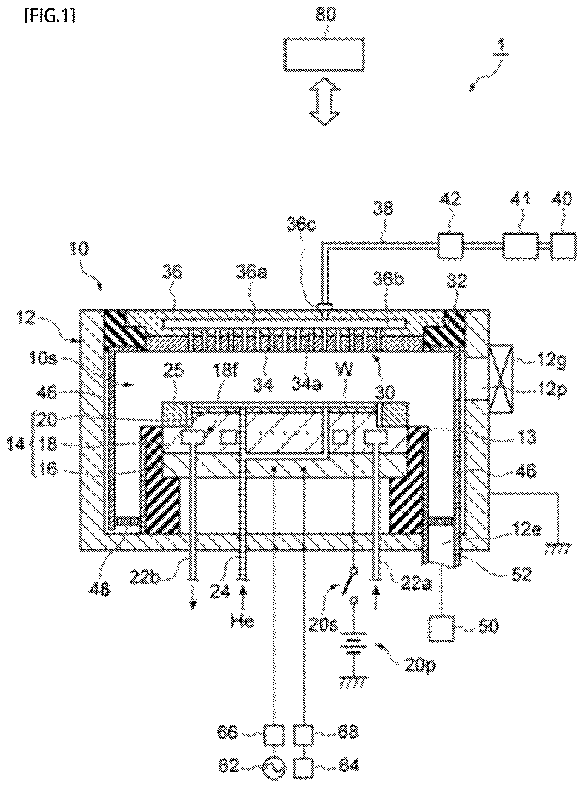 Patent US12368050 Figure 1 – Plasma processing method and plasma processing apparatus