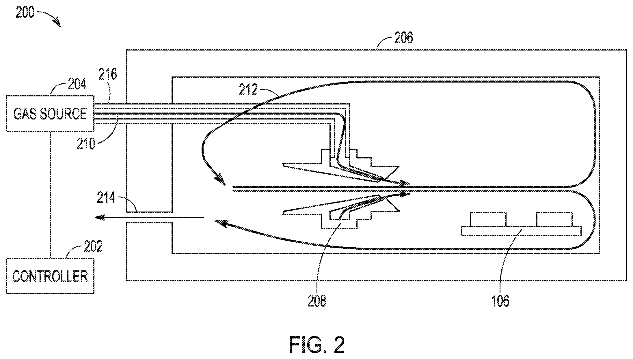 Patent US12368057 Figure 2 – Enhanced closed loop gas based heat exchange