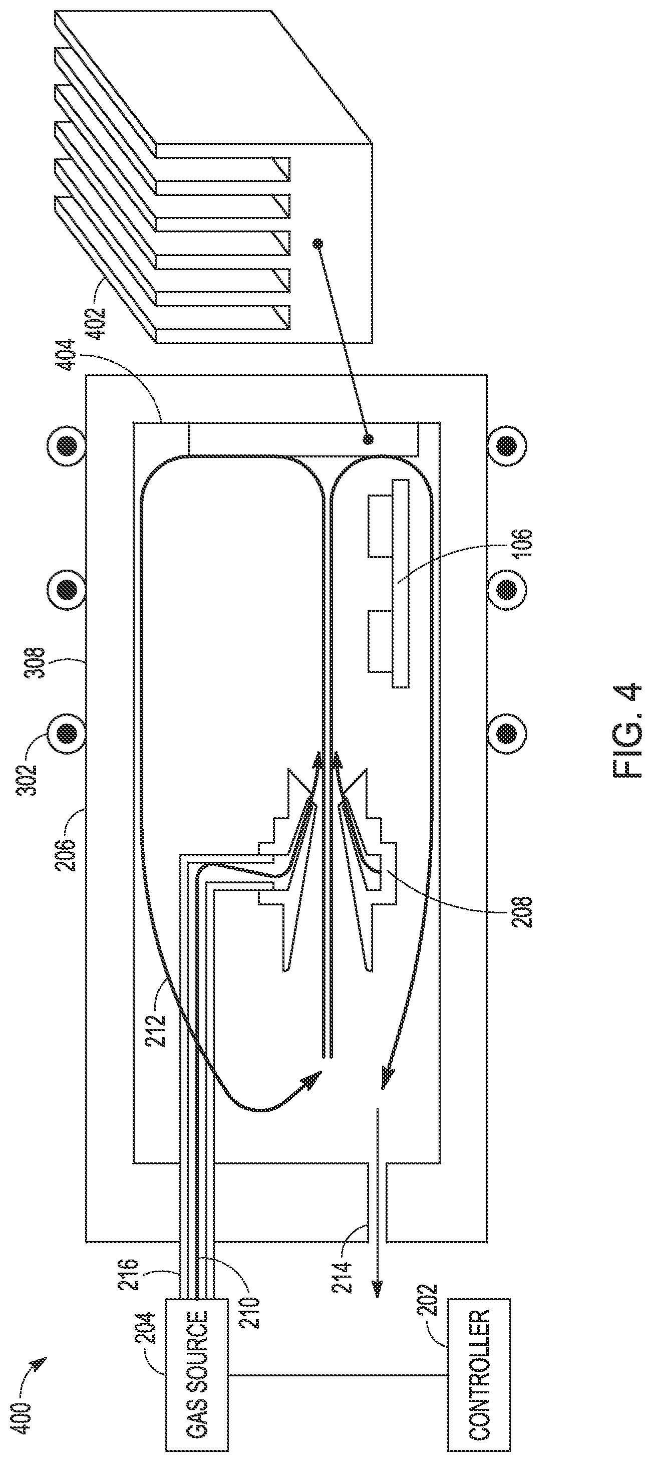 Patent US12368057 Figure 4 – Enhanced closed loop gas based heat exchange