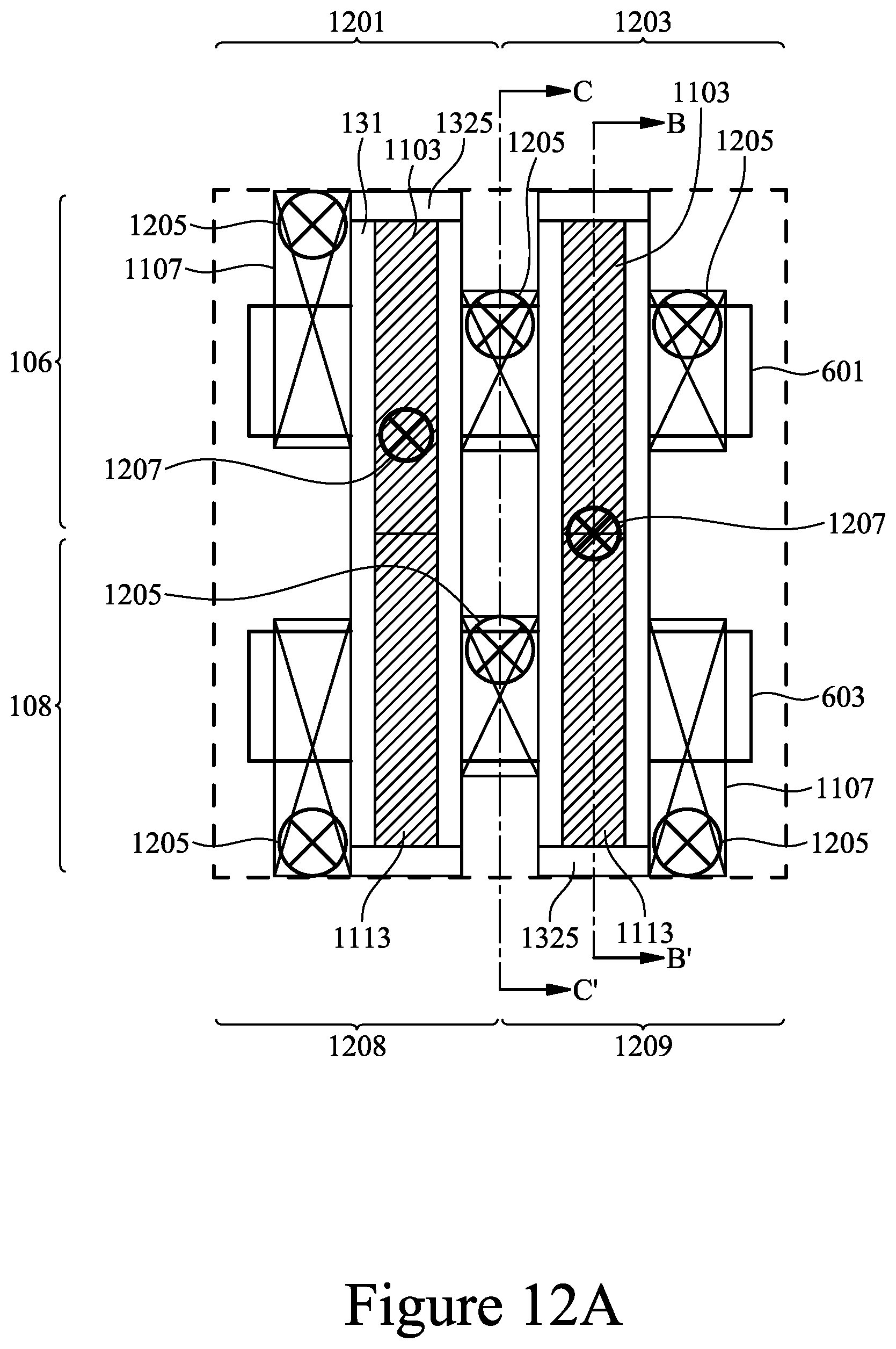 Patent US12368060 Figure 13 – Semiconductor devices and methods of manufacturing