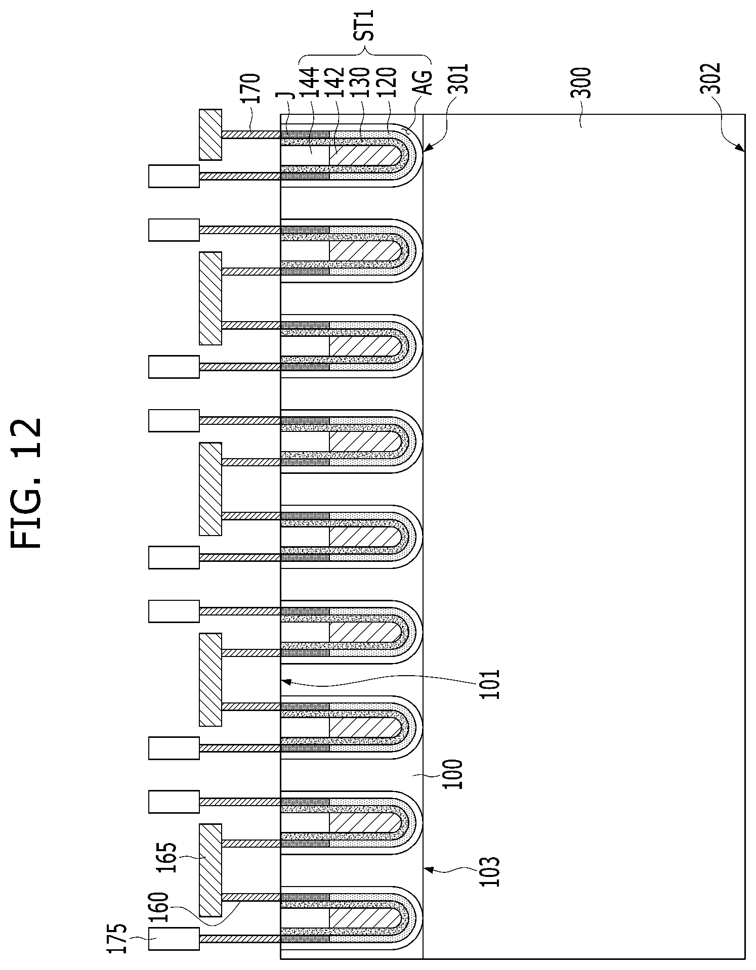 Patent US12368071 Figure 11 – Semiconductor device and method for fabricating the same