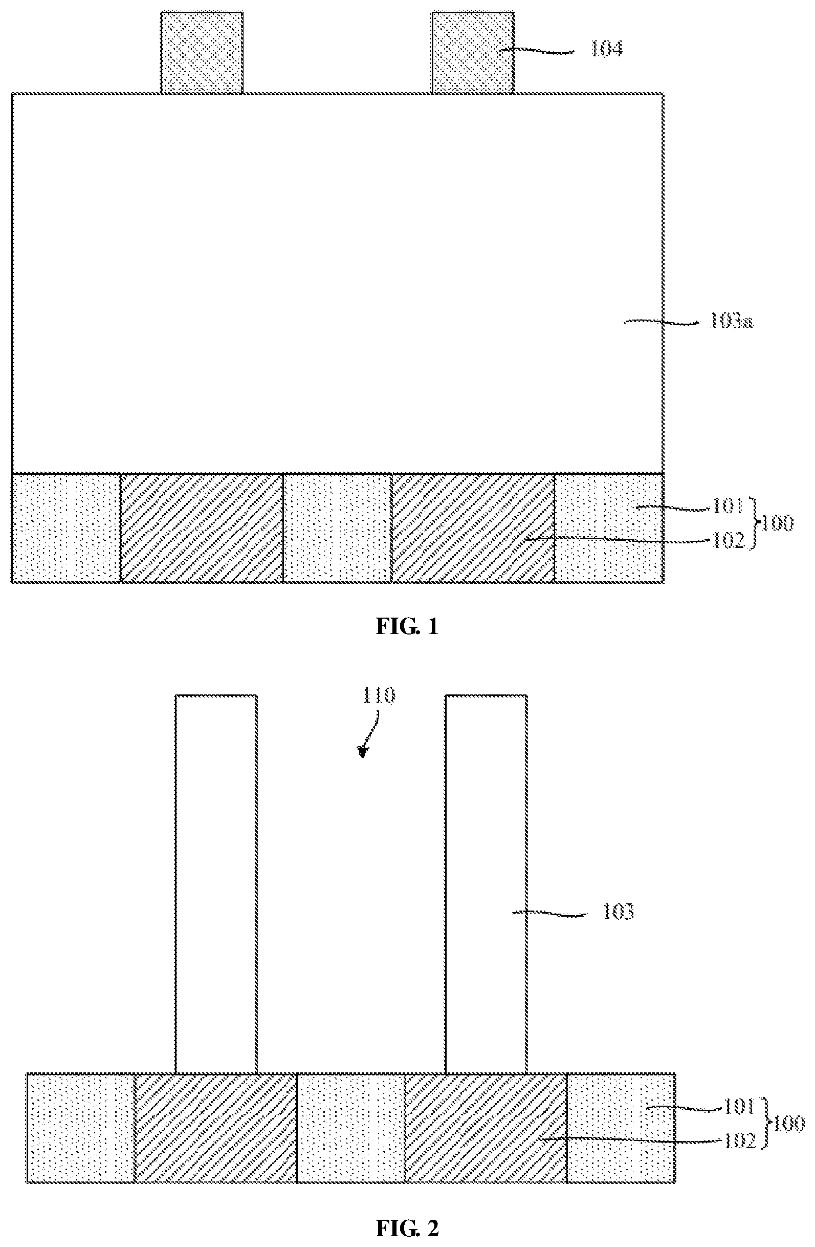Patent US12368074 — Manufacturing method of semiconductor structure comprising a gap and semiconductor structure comprising a gap — Figure 1