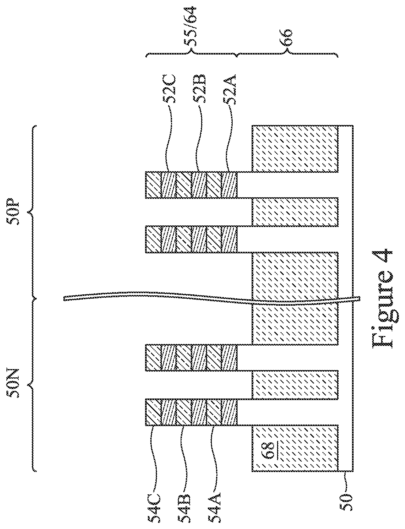 Patent US12368078 Figure 4 – Dual-side power rail design and method of making same