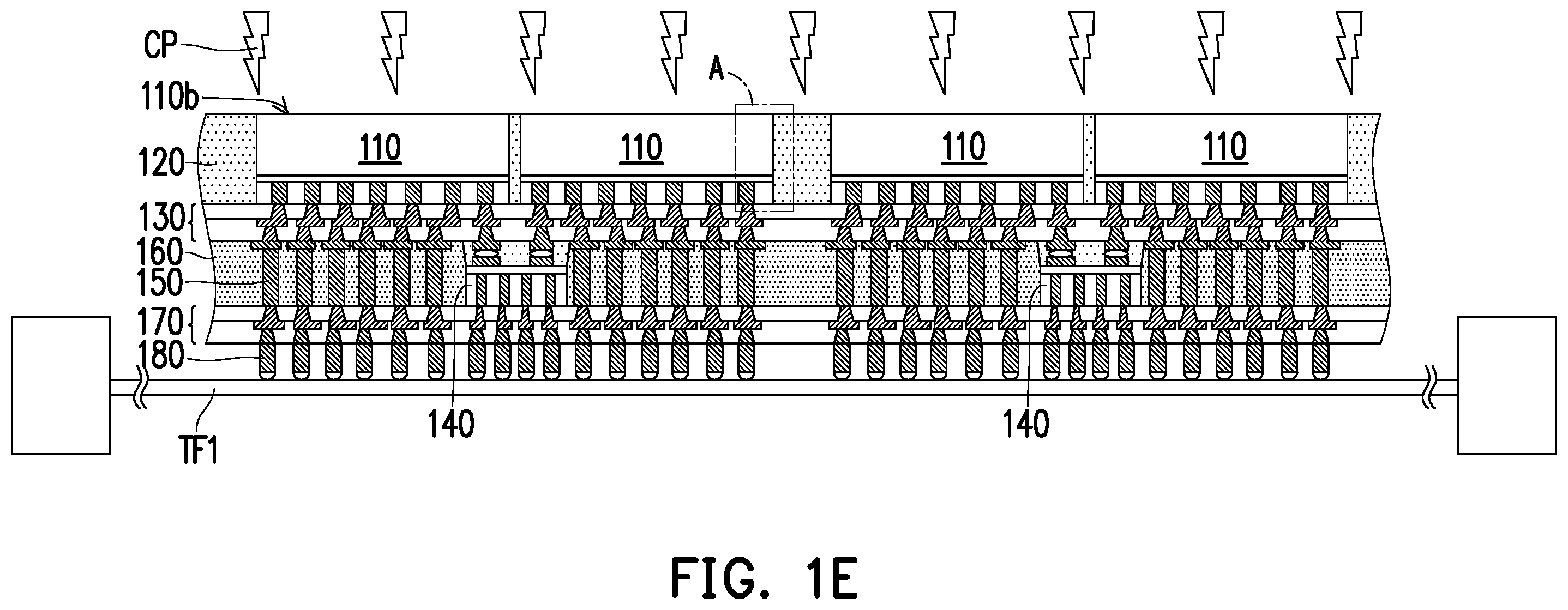 Patent US12368084 Figure 5 – Package structure and manufacturing method thereof