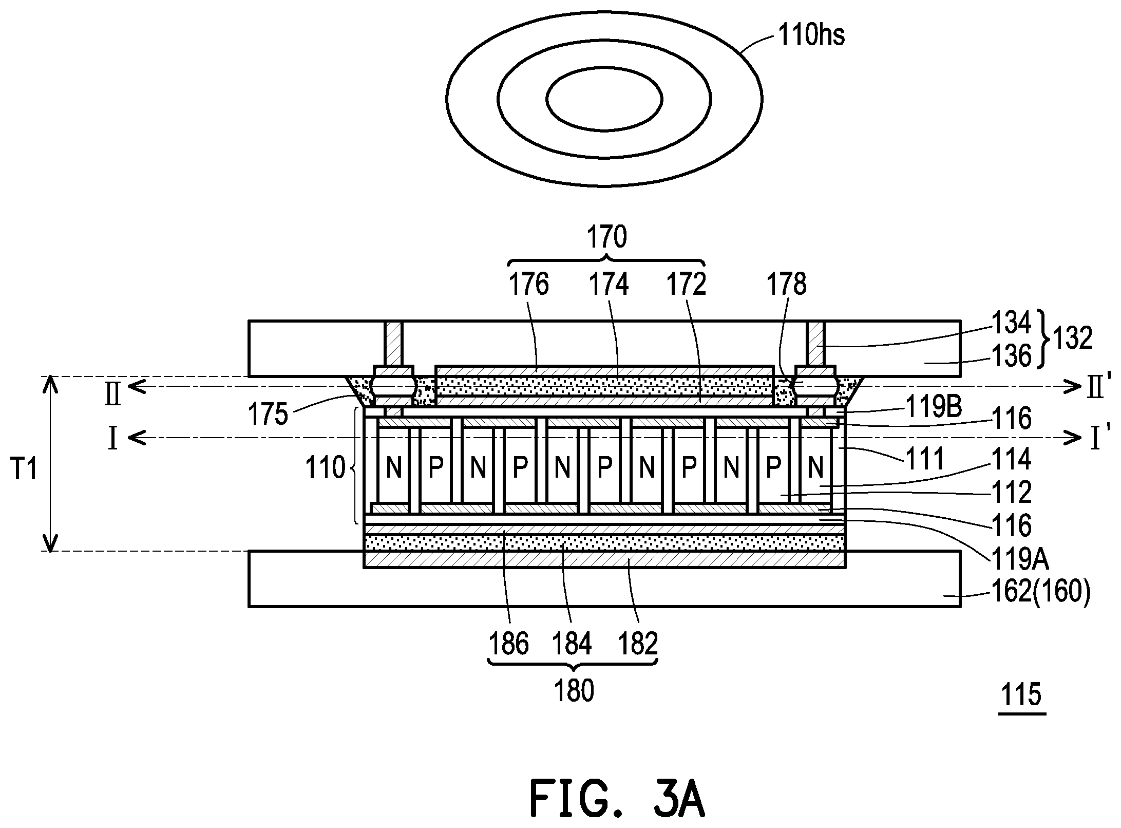 Patent US12368086 Figure 3 – Package structure having thermoelectric cooler