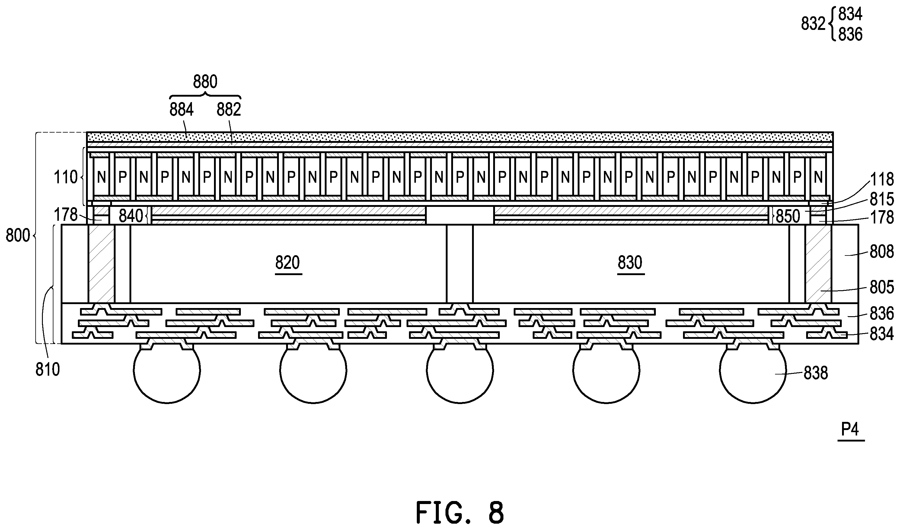 Patent US12368086 Figure 14 – Package structure having thermoelectric cooler