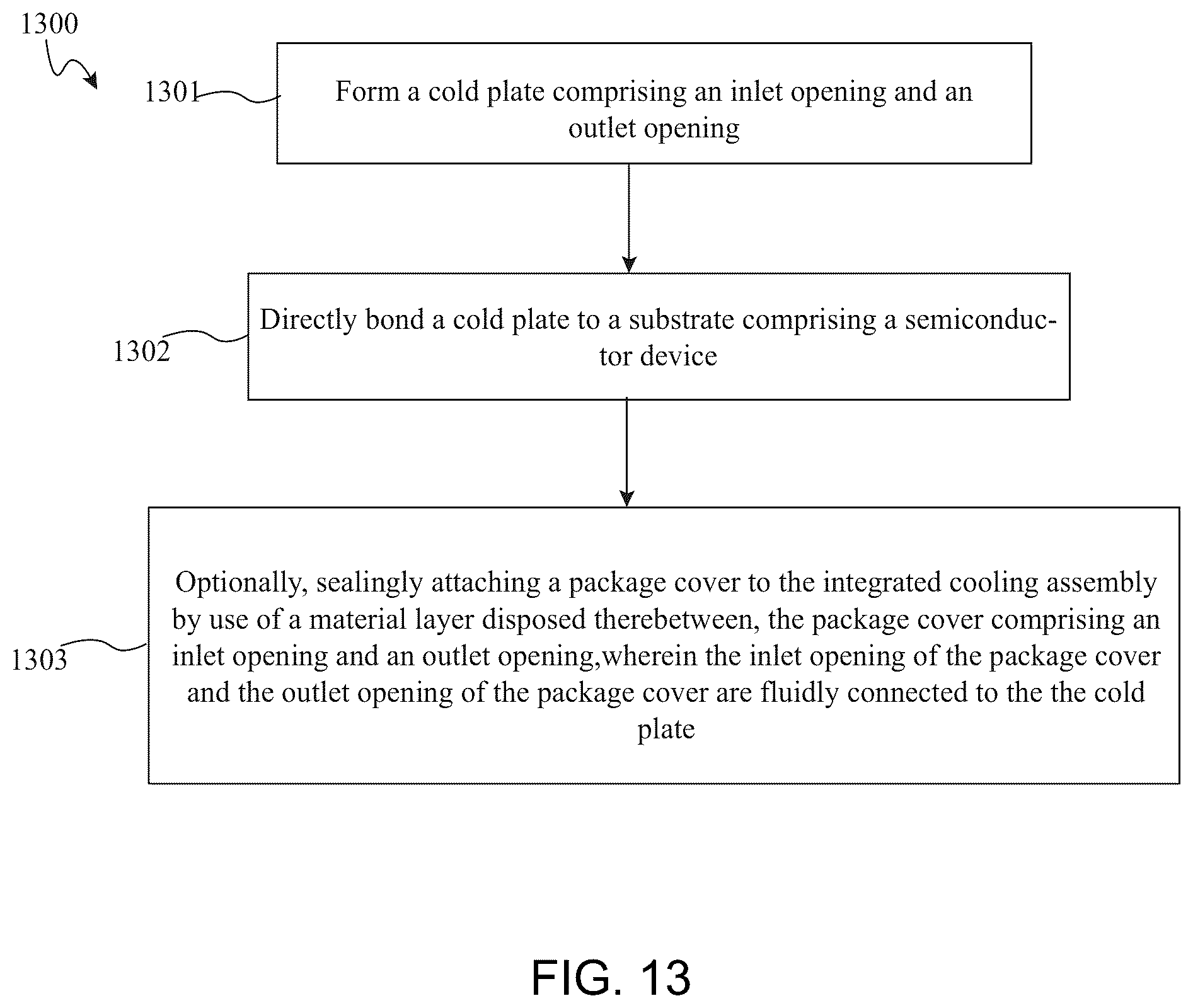 Patent US12368087 Figure 14 – Embedded cooling systems for advanced device packaging and methods of manufacturing the same