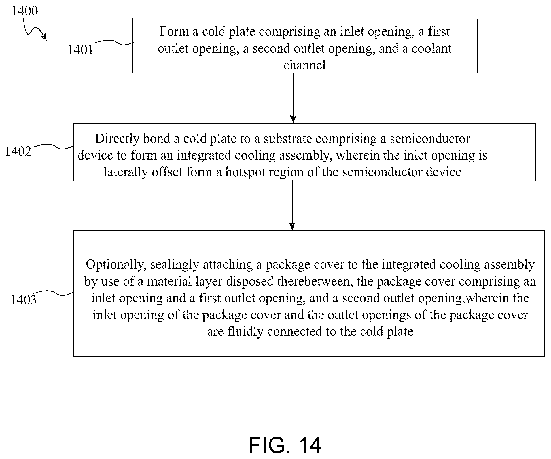 Patent US12368087 Figure 15 – Embedded cooling systems for advanced device packaging and methods of manufacturing the same