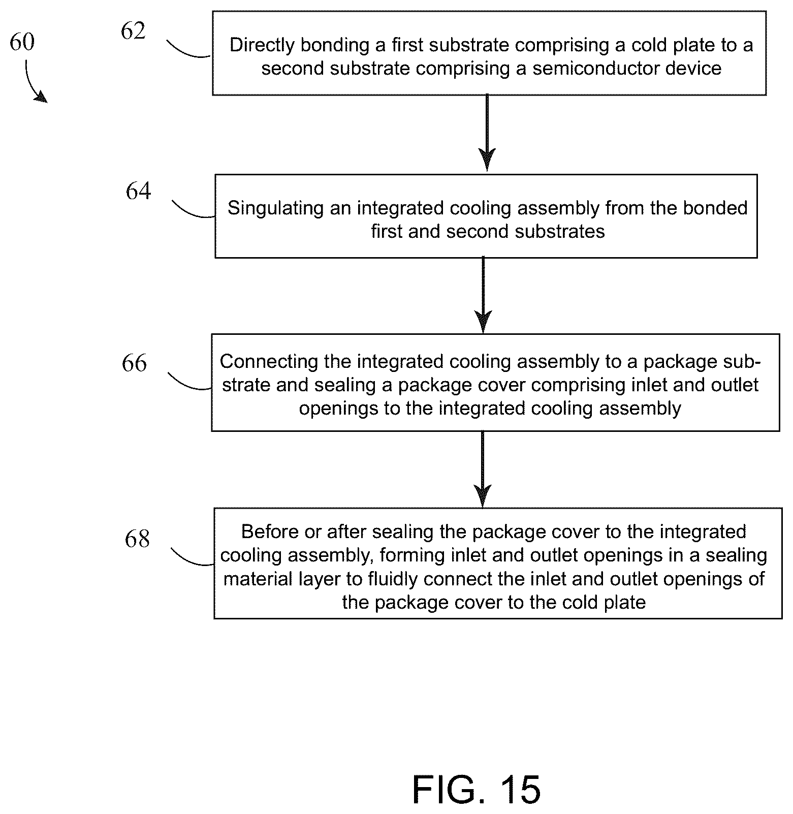 Patent US12368087 Figure 16 – Embedded cooling systems for advanced device packaging and methods of manufacturing the same