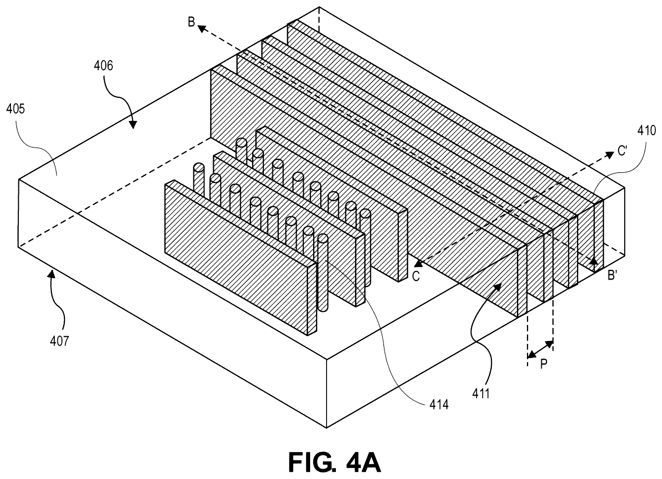 Patent US12368091 Figure 4 – Package substrate with glass core having vertical power planes for improved power delivery