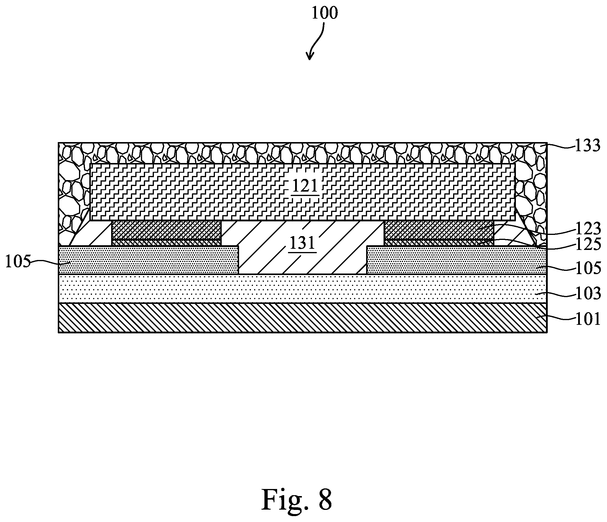 Patent US12368092 Figure 11 – Package substrate insulation opening design
