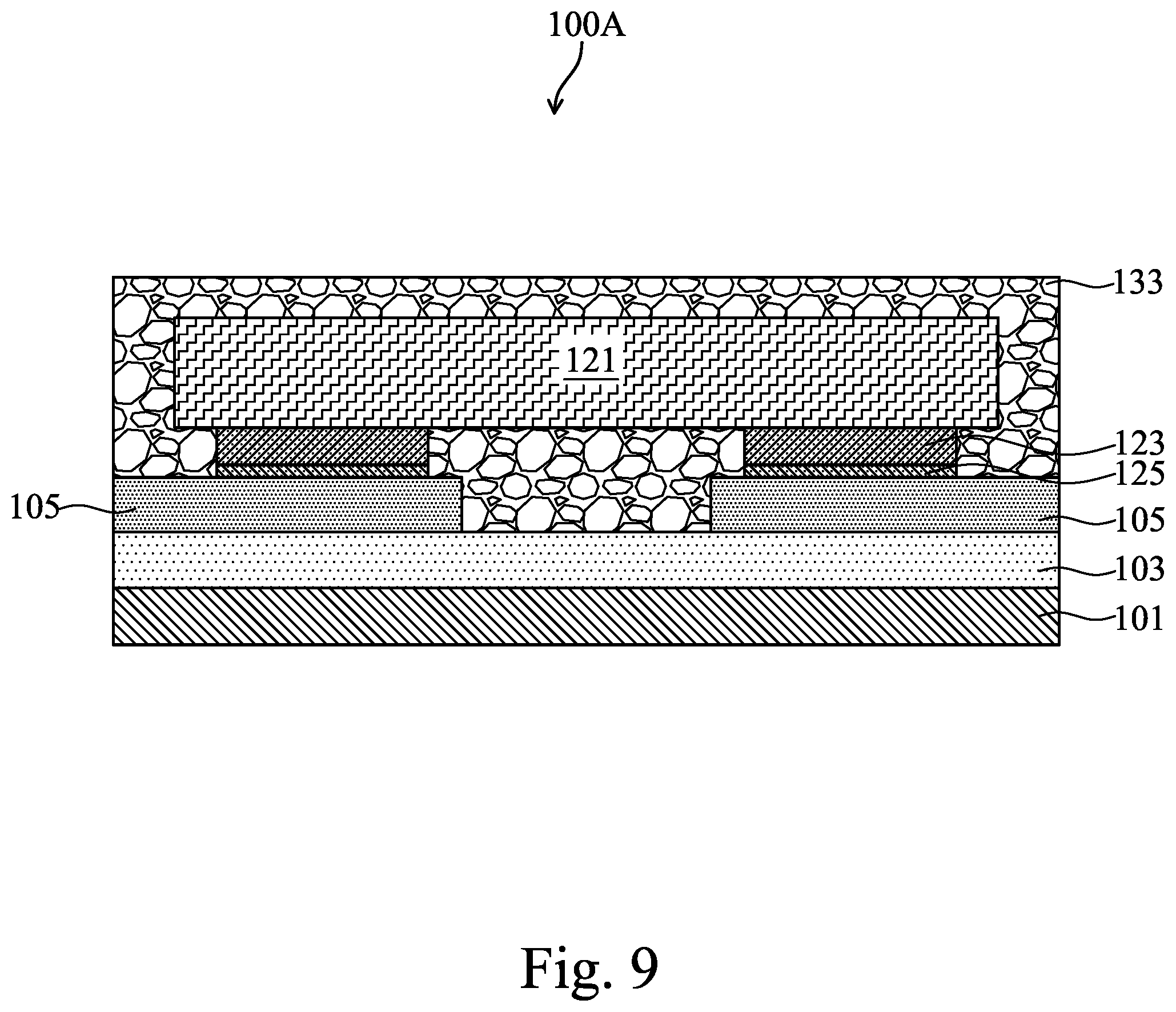 Patent US12368092 Figure 12 – Package substrate insulation opening design
