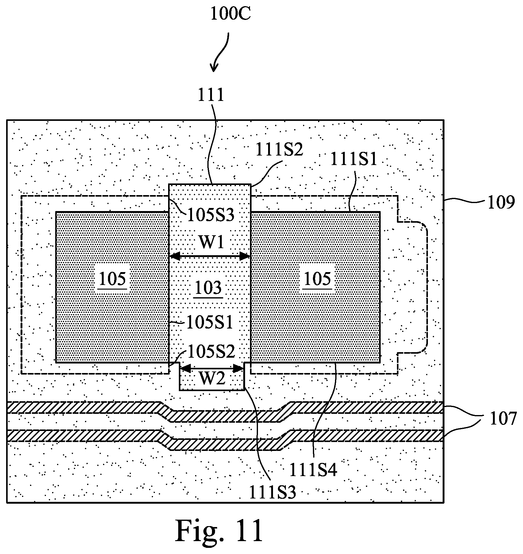 Patent US12368092 Figure 14 – Package substrate insulation opening design