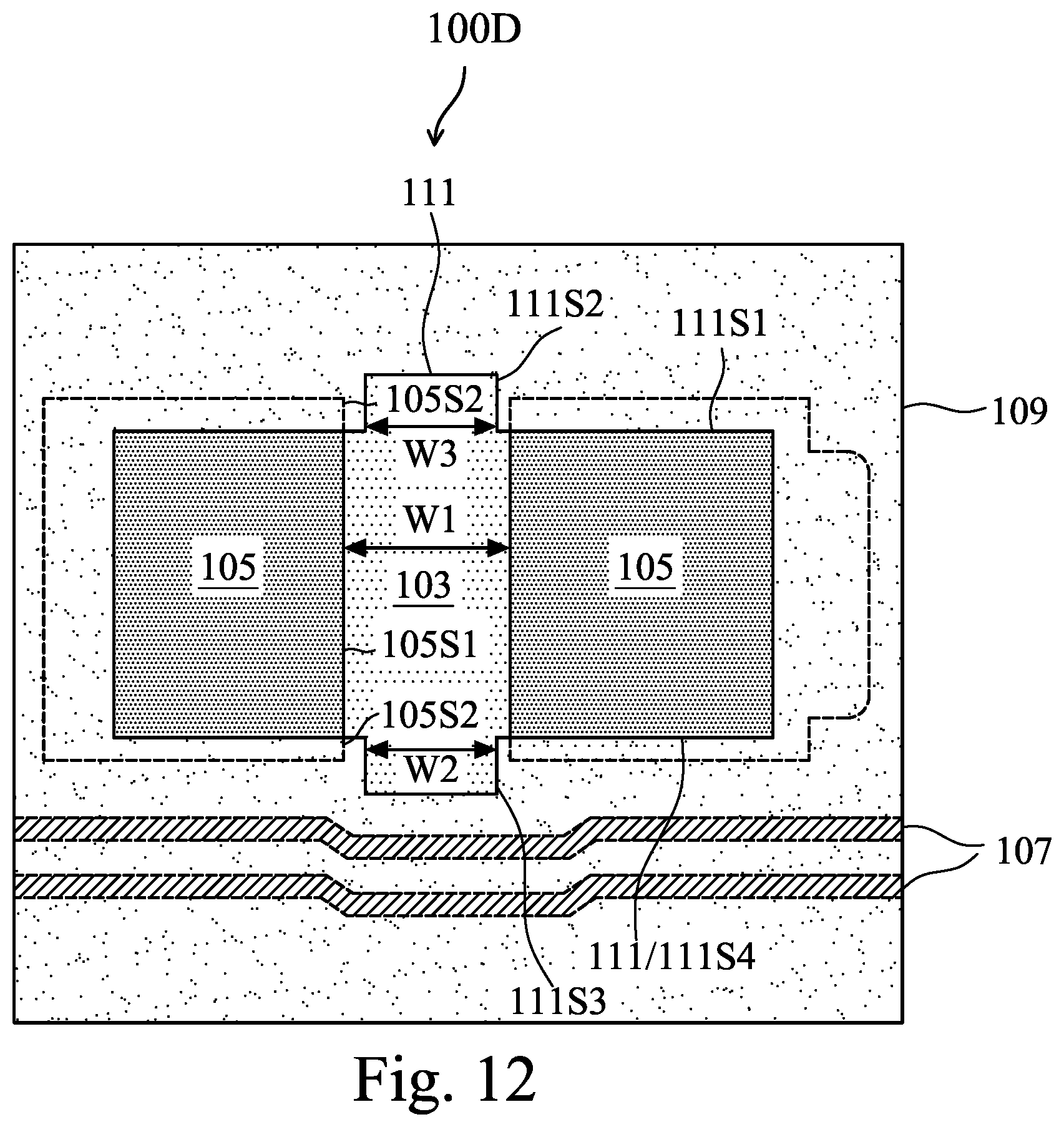Patent US12368092 Figure 15 – Package substrate insulation opening design
