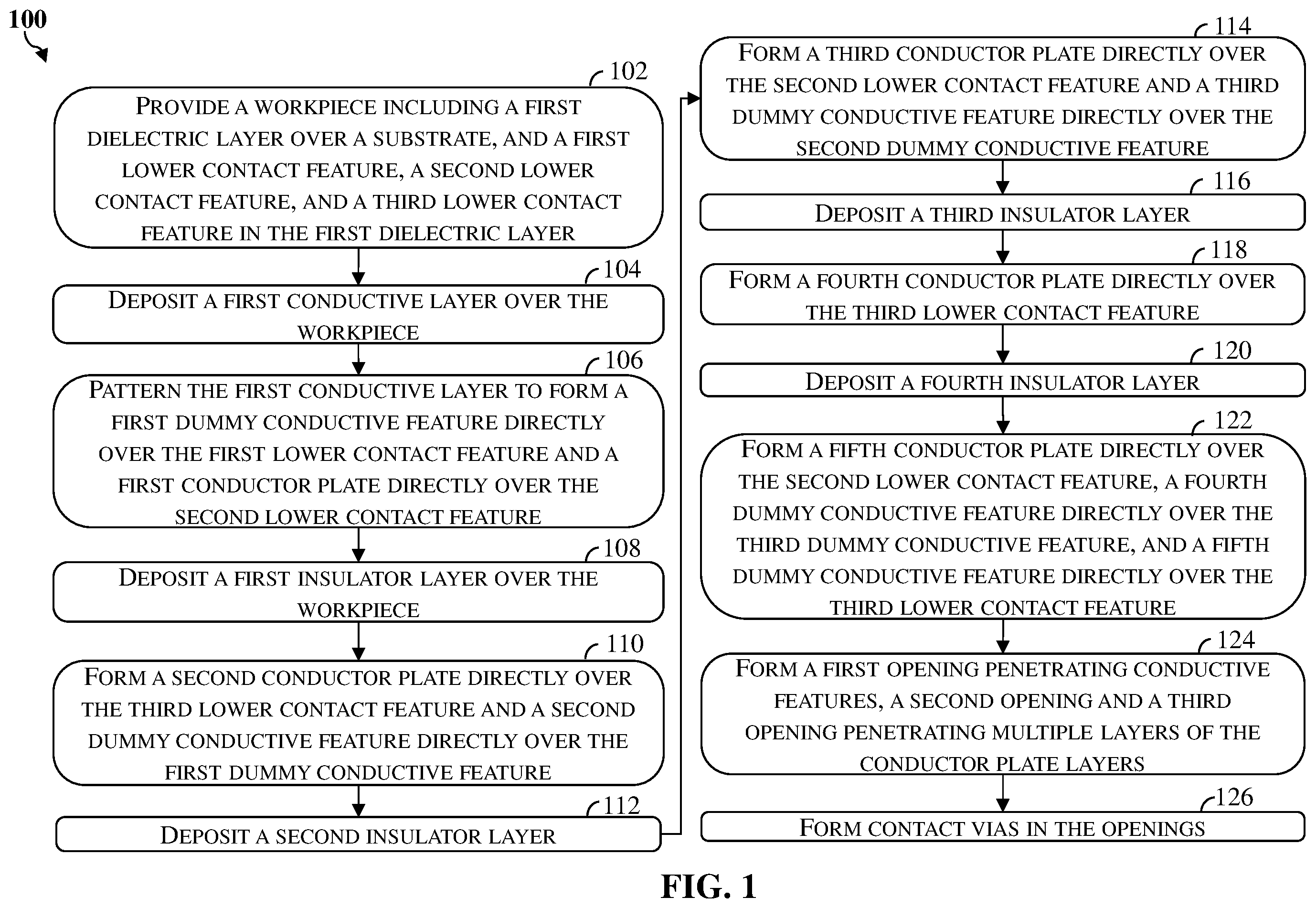 Patent US12368094 Figure 1 – Semiconductor structures and methods of forming the same