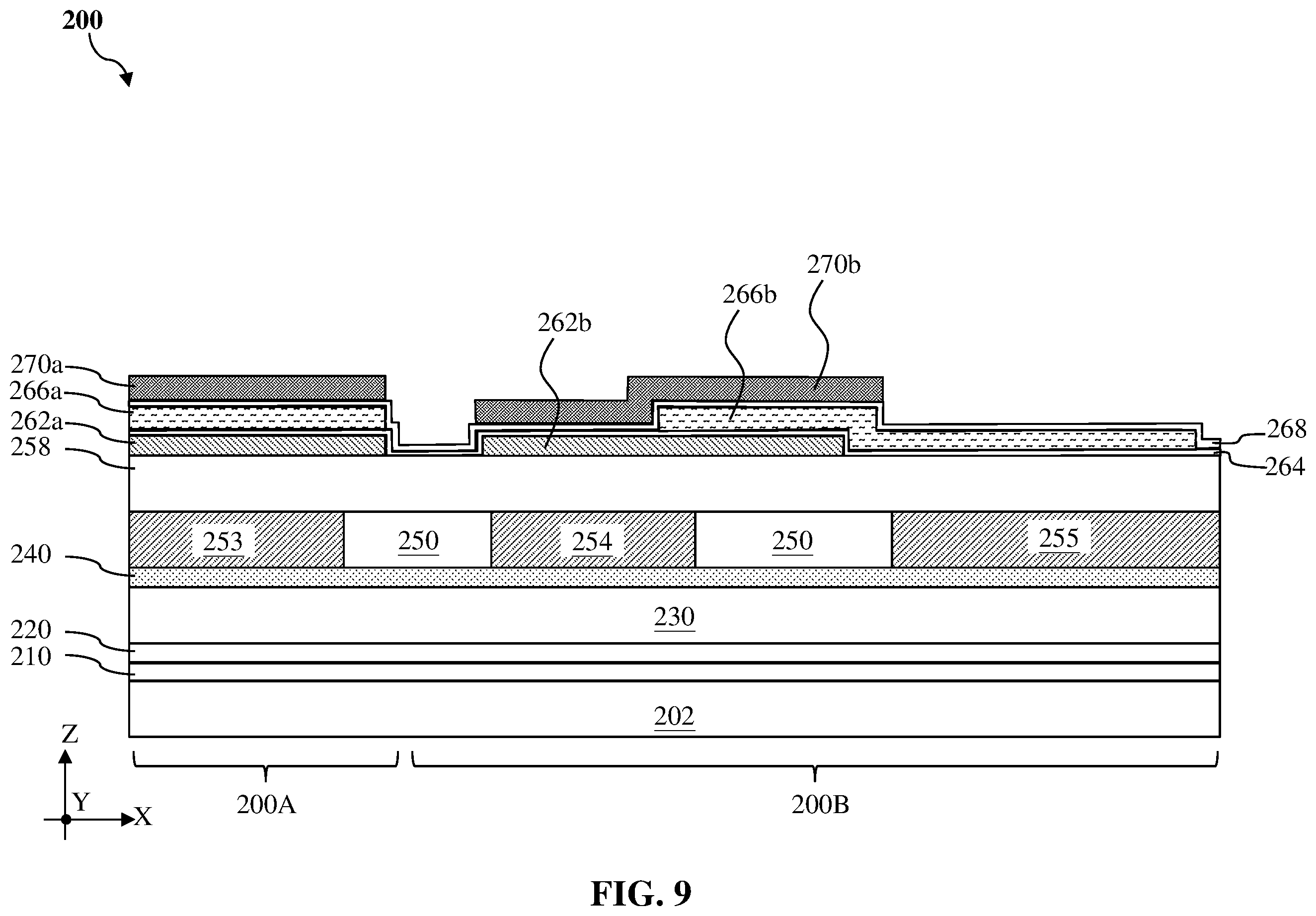 Patent US12368094 Figure 9 – Semiconductor structures and methods of forming the same
