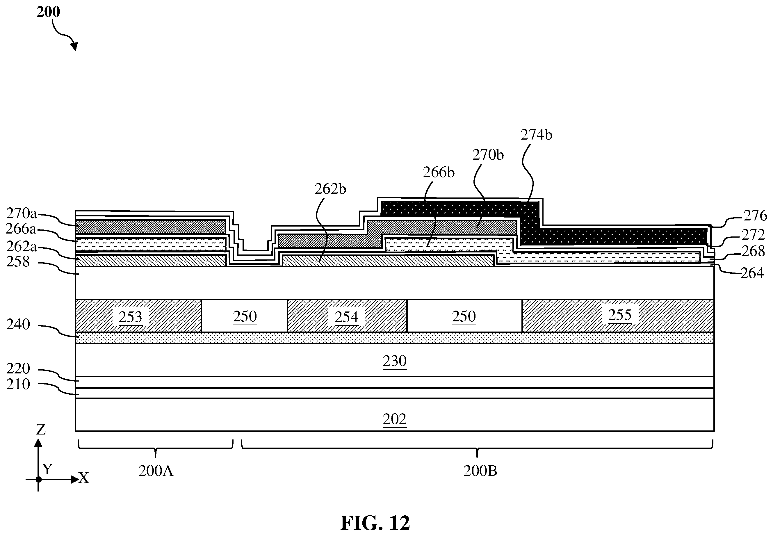 Patent US12368094 Figure 12 – Semiconductor structures and methods of forming the same