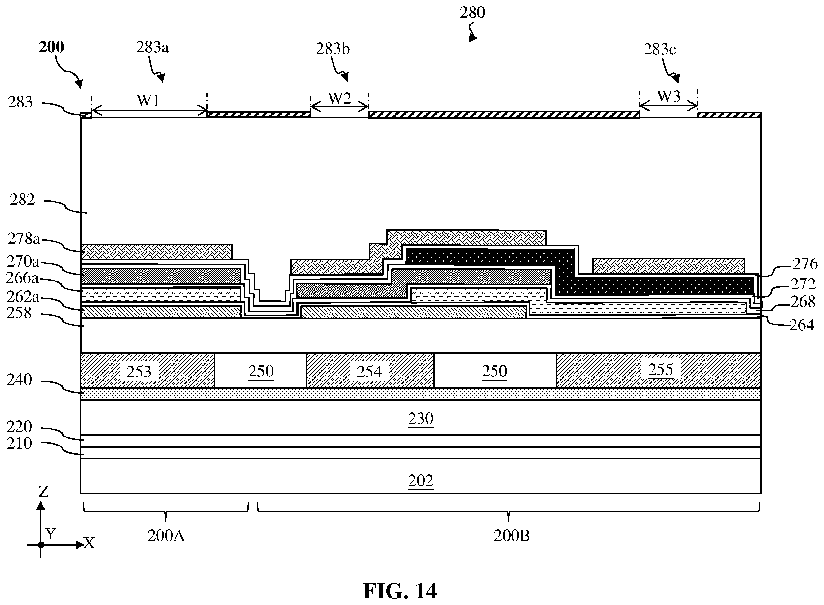 Patent US12368094 Figure 14 – Semiconductor structures and methods of forming the same