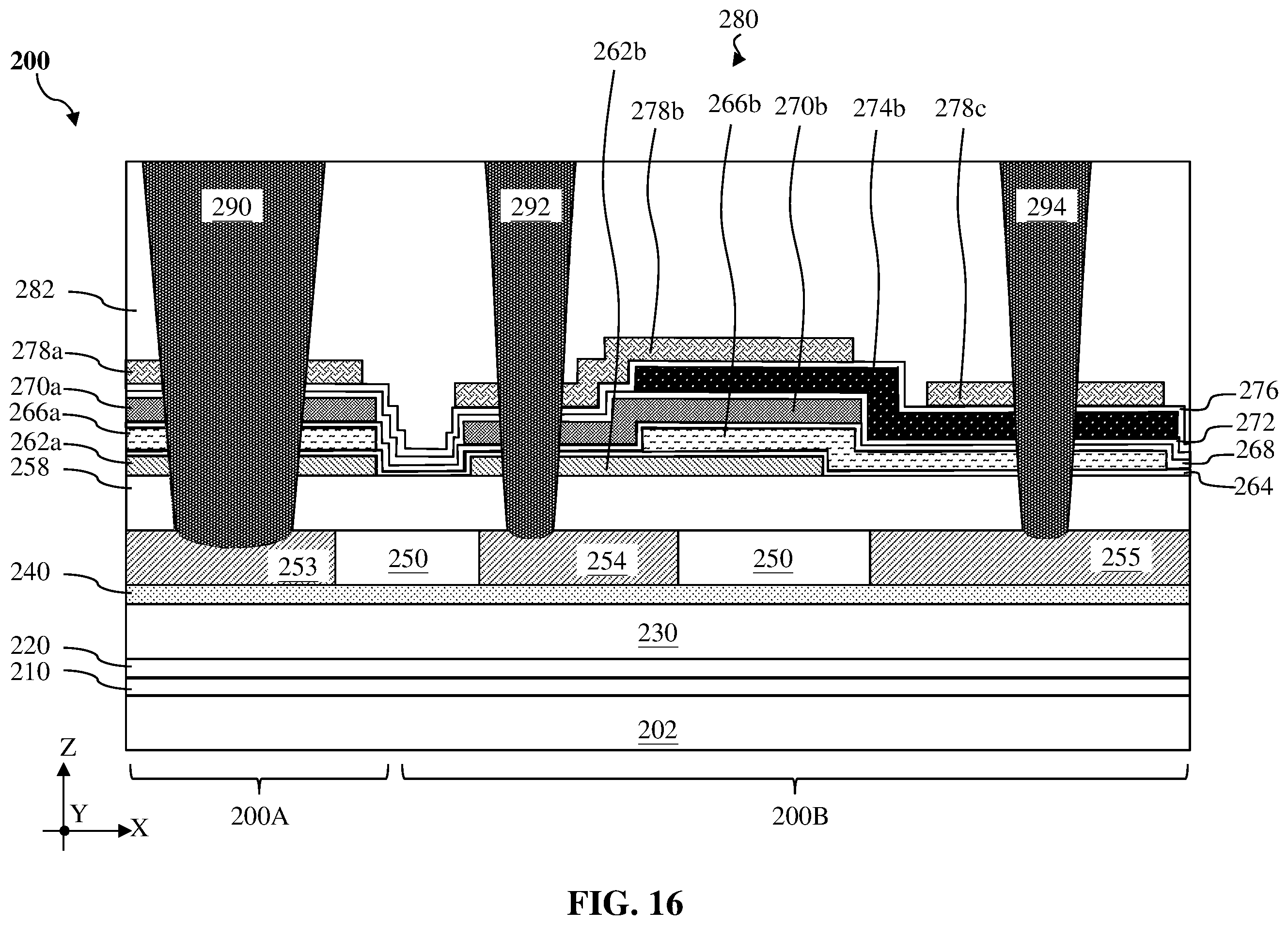 Patent US12368094 Figure 16 – Semiconductor structures and methods of forming the same