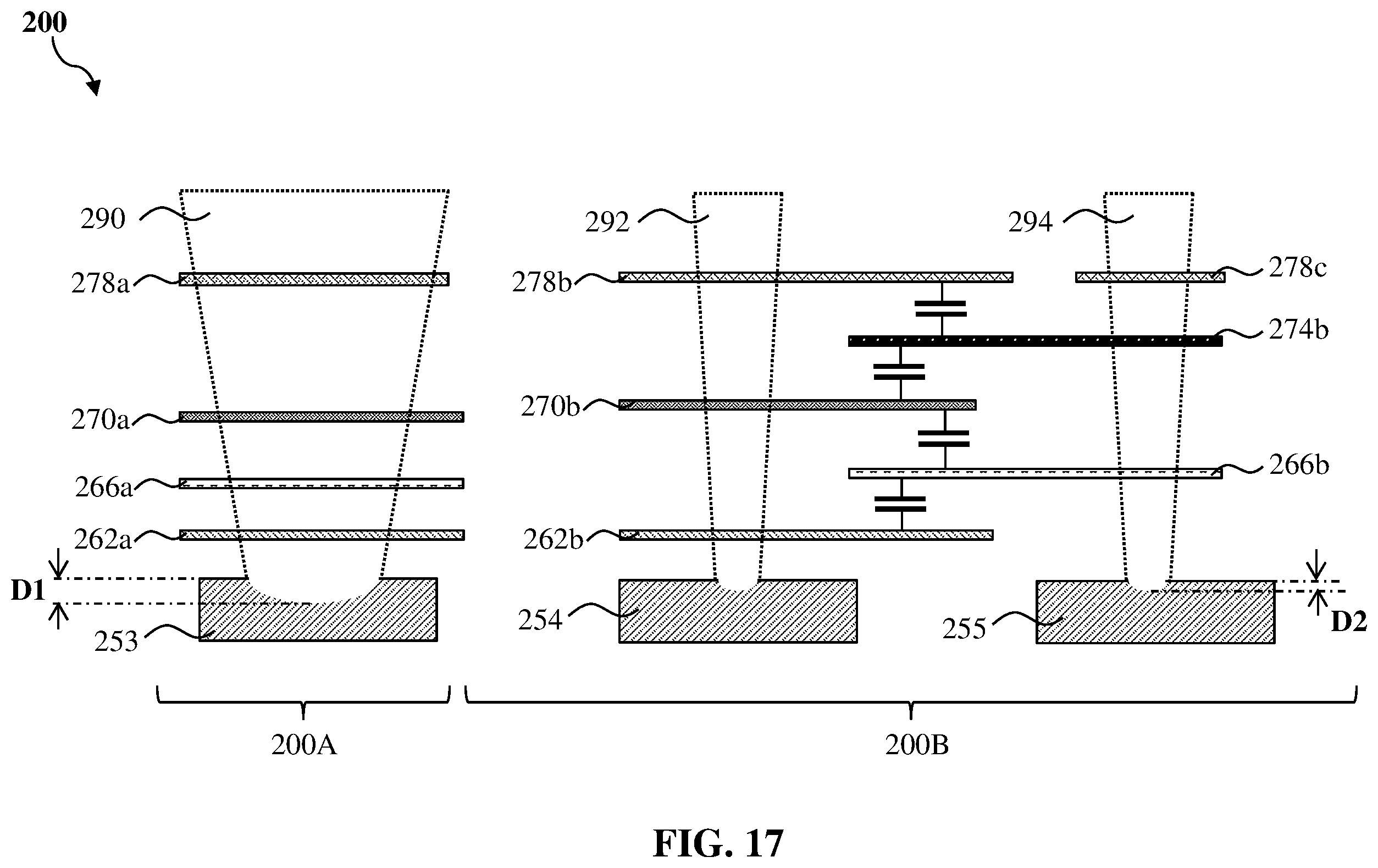 Patent US12368094 Figure 17 – Semiconductor structures and methods of forming the same