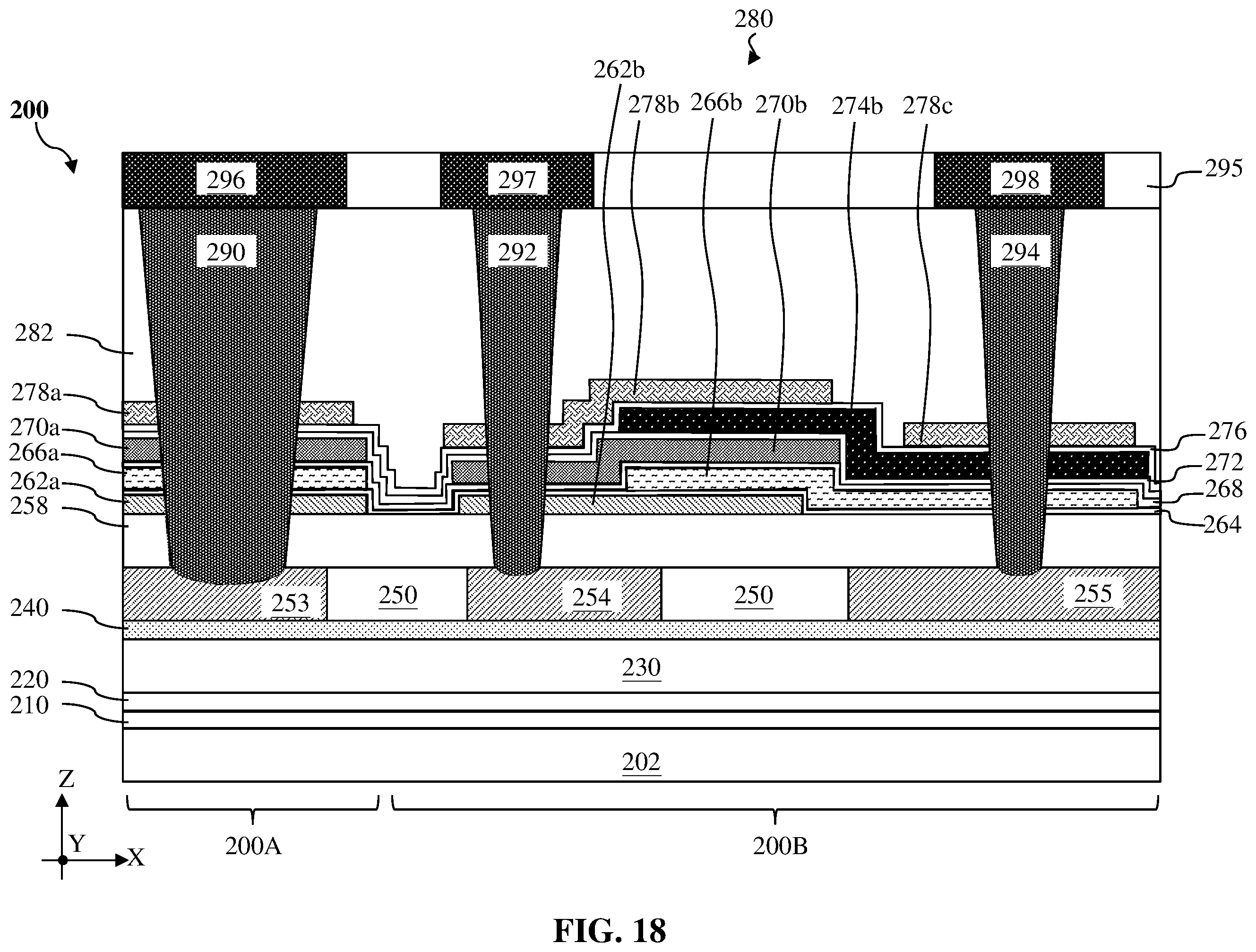 Patent US12368094 Figure 18 – Semiconductor structures and methods of forming the same