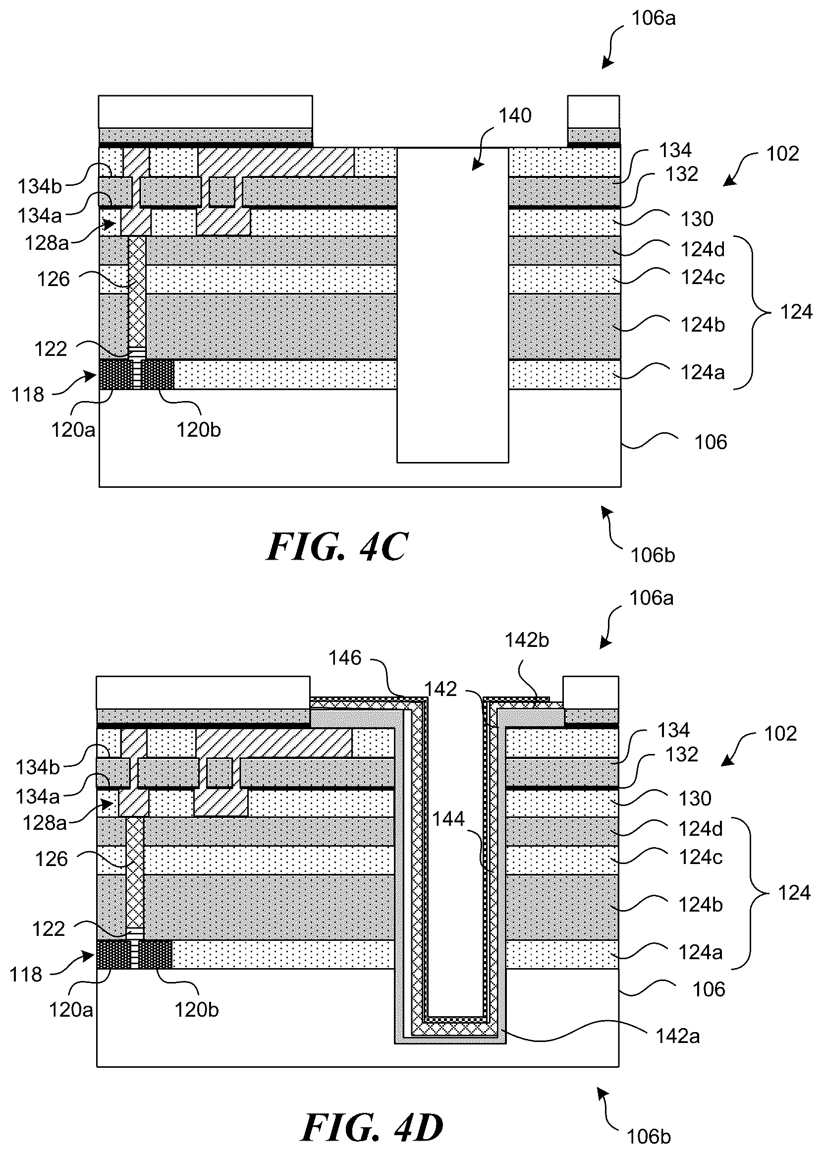 Patent US12368096 Figure 13 – Microelectronic devices with through-substrate interconnects and associated methods of manufacturing