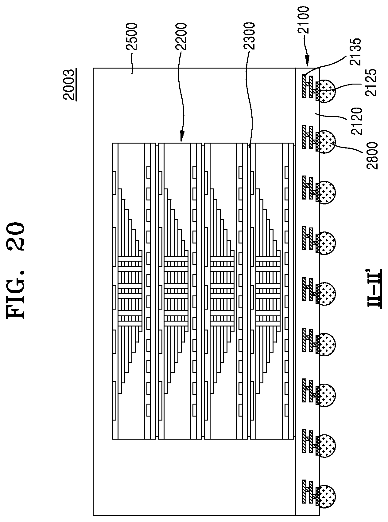 Patent US12368099 Figure 20 – Semiconductor device and electronic system including the same