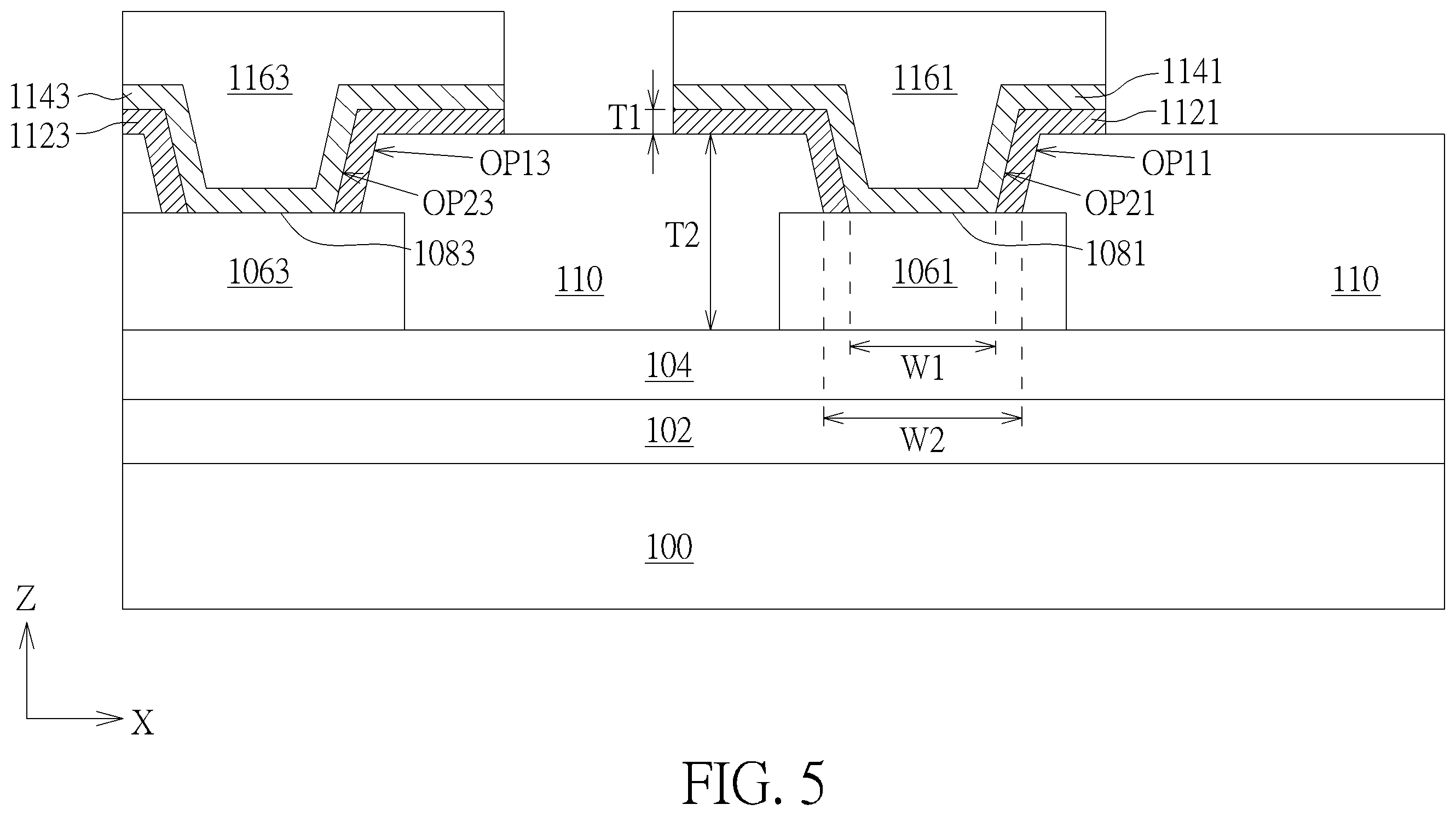 Patent US12368105 Figure 5 – Electronic device having a silane coupling agent in an insulating layer
