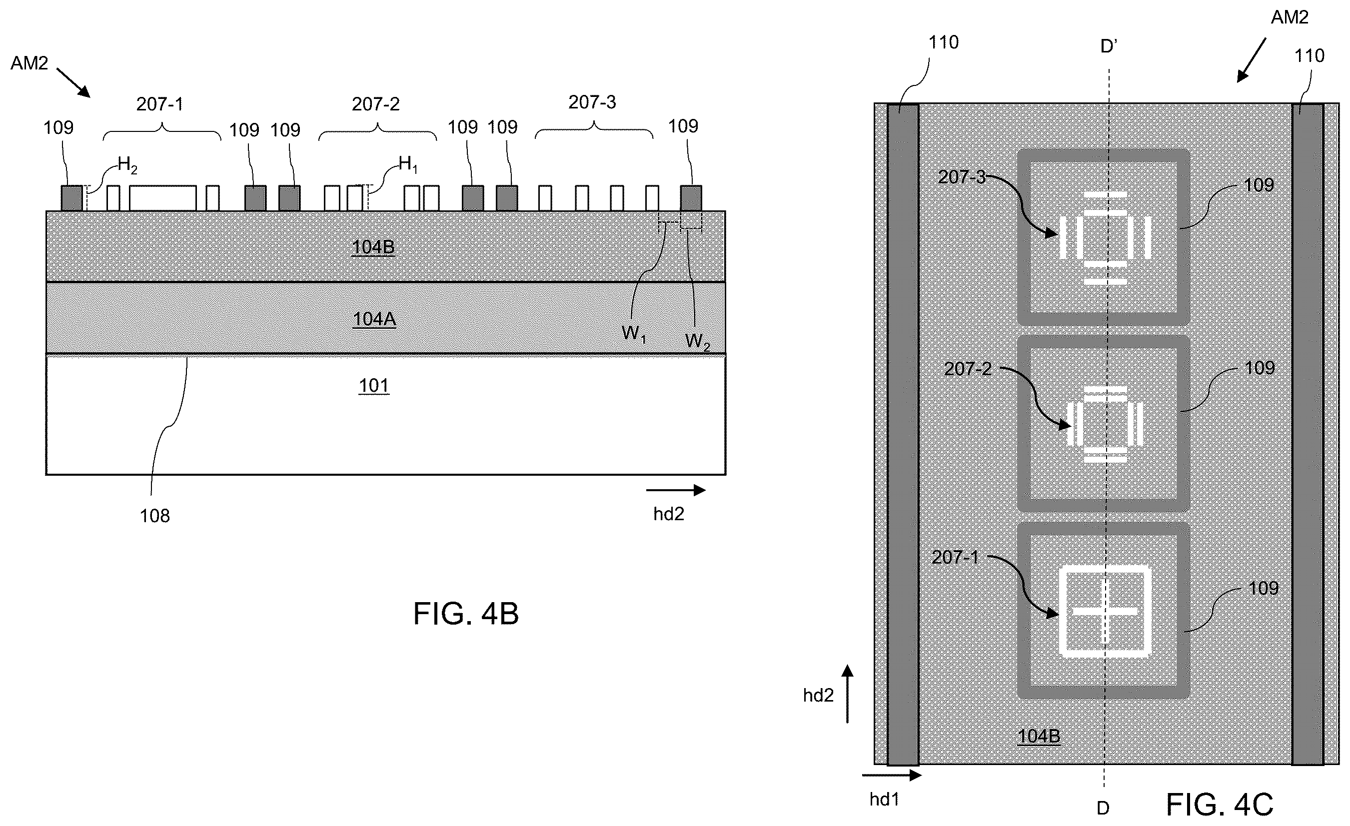 Patent US12368109 Figure 8 – Interposer structure for semiconductor package including peripheral metal pad around alignment mark and methods of fabricating same