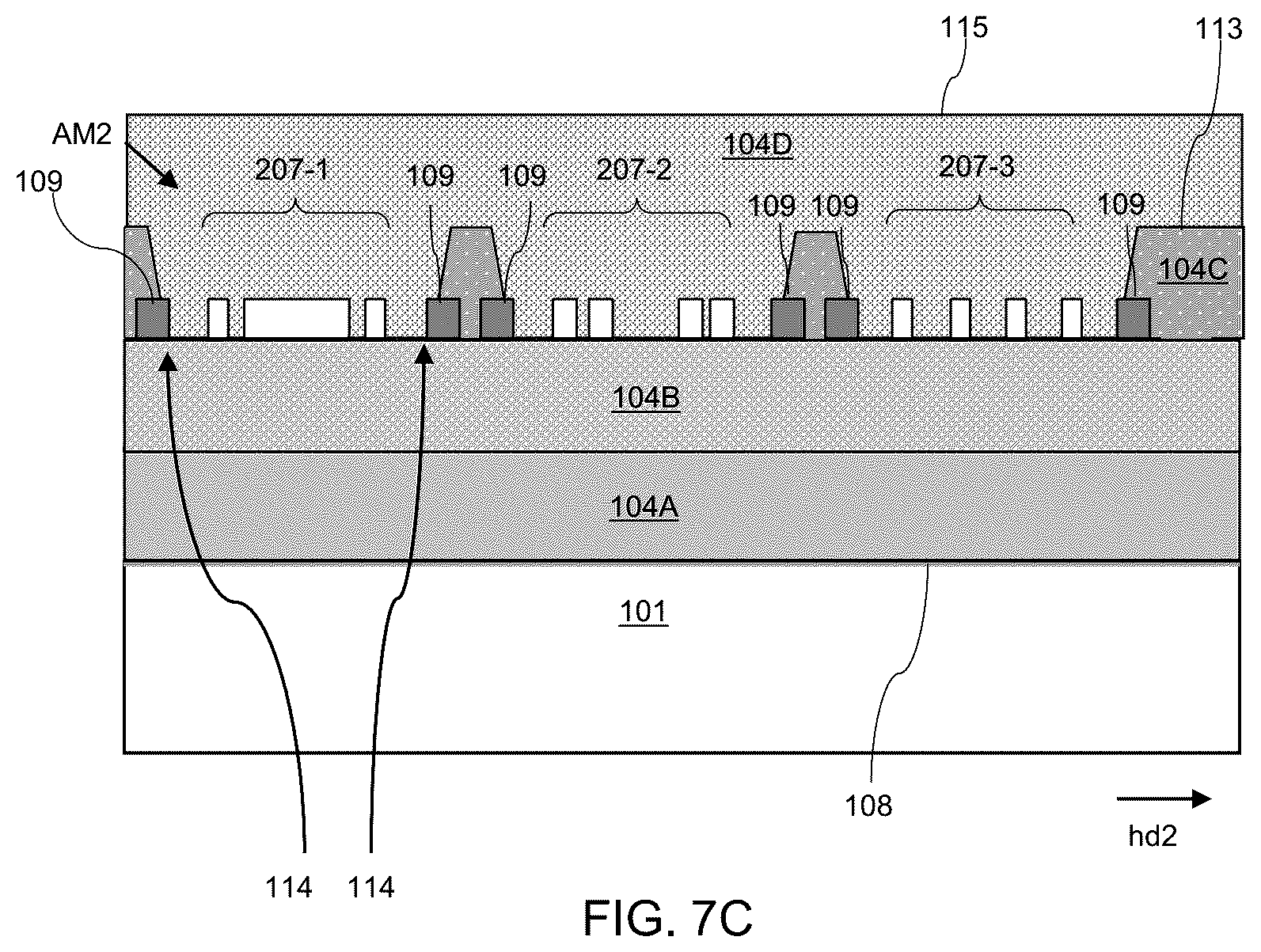 Patent US12368109 Figure 18 – Interposer structure for semiconductor package including peripheral metal pad around alignment mark and methods of fabricating same