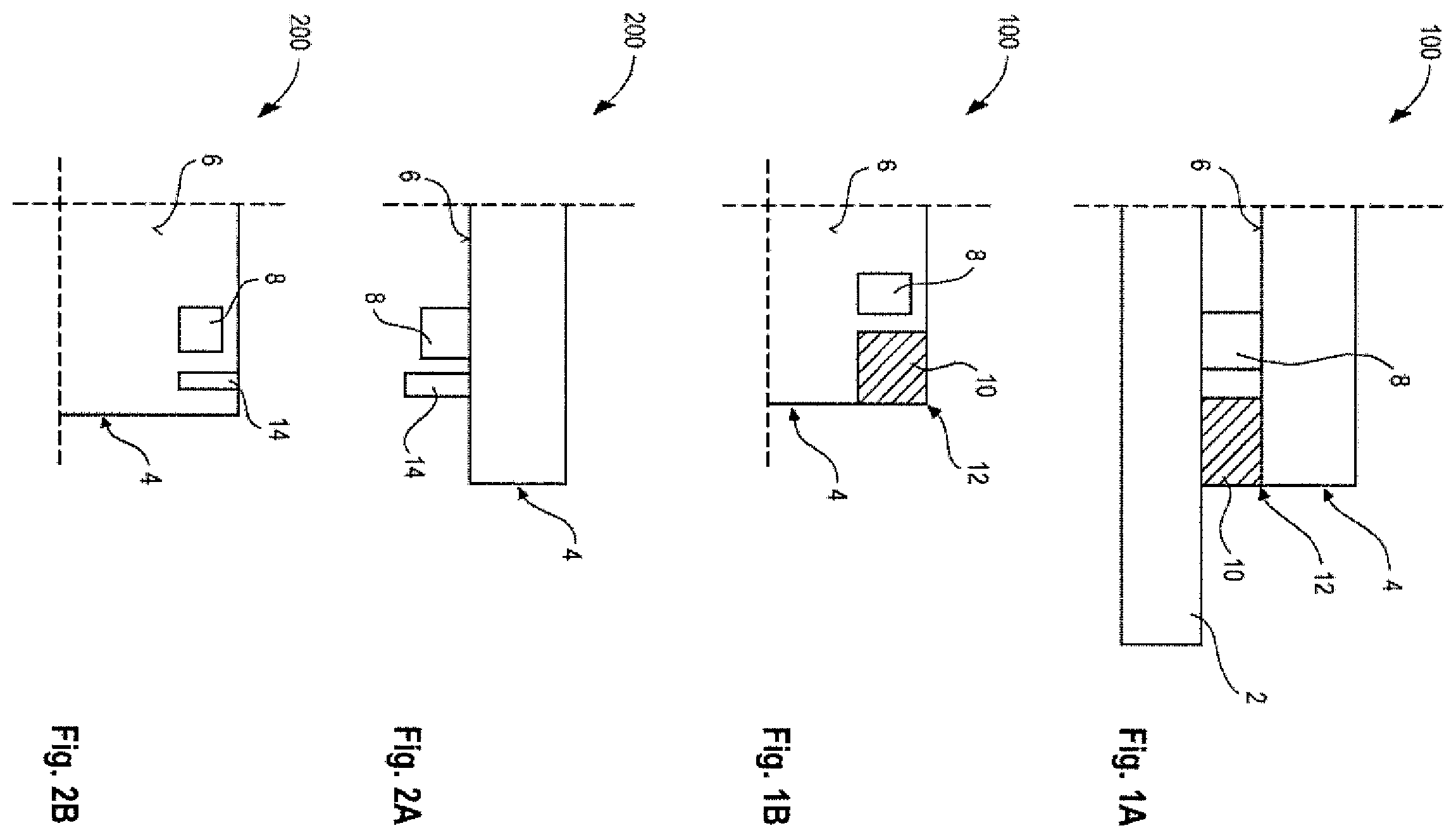 Patent US12368111 Figure 1 – Semiconductor apparatuses with radio-frequency line elements, and associated manufacturing methods