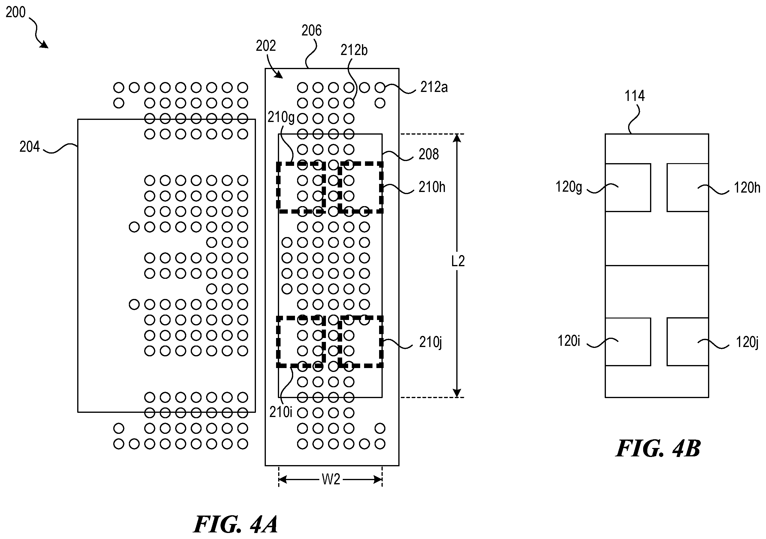 Patent US12368113 Figure 5 – Methods and apparatus for using spacer-on-spacer design for solder joint reliability improvement in semiconductor devices