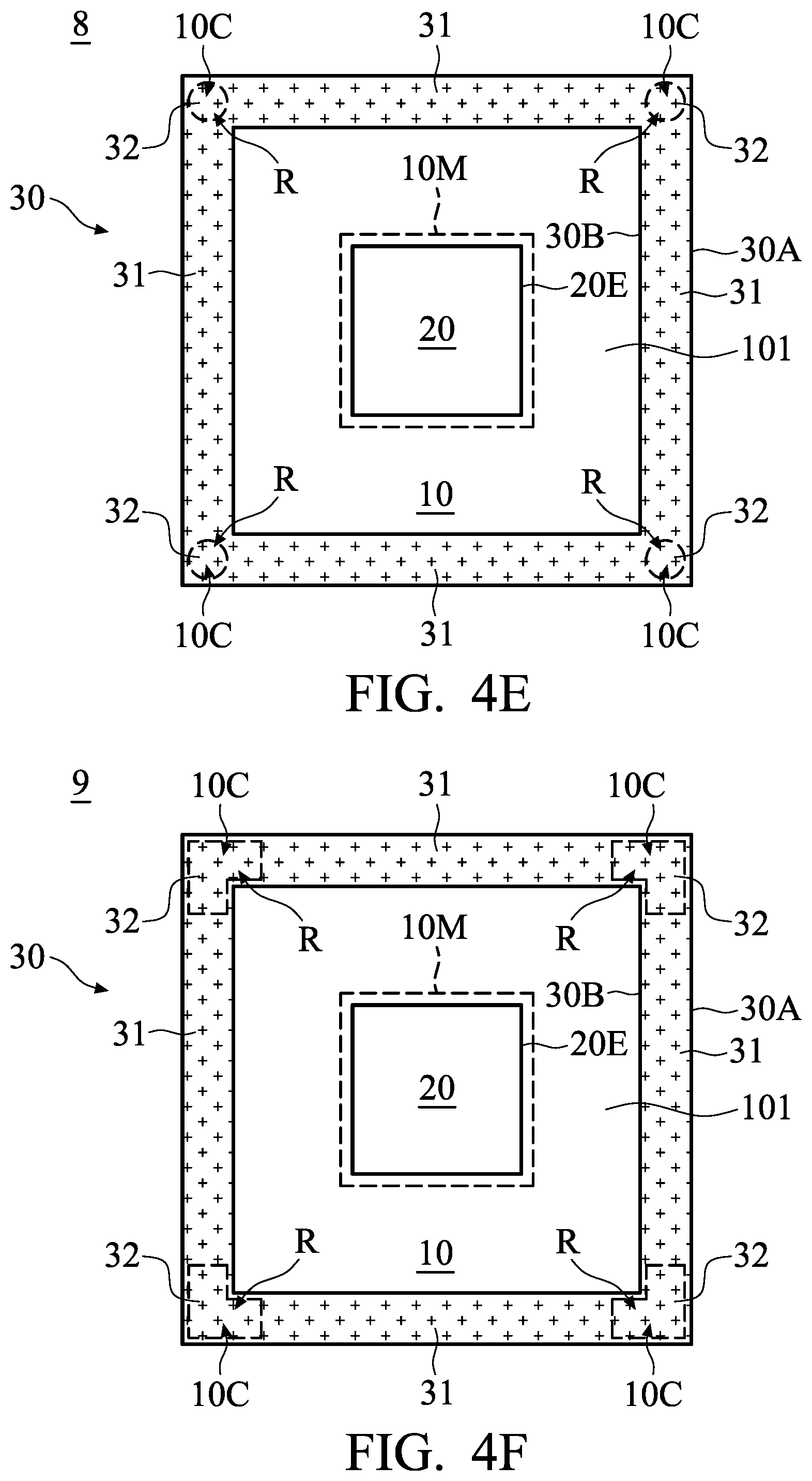 Patent US12368114 Figure 7 – Semiconductor device package having warpage control and method of forming the same